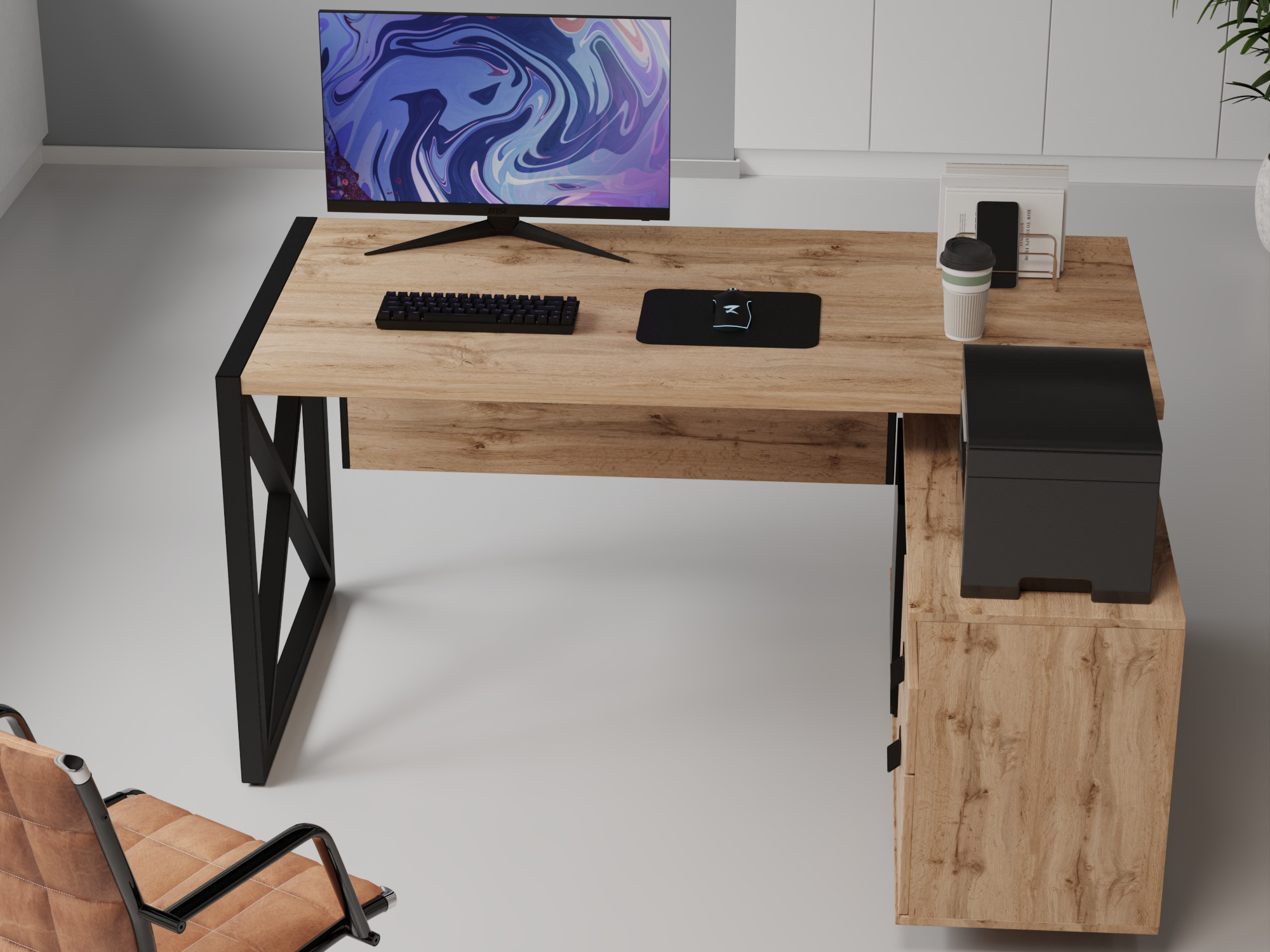 Письменный стол КАЛИФОРНИЯ МЕБЕЛЬ Хардвиг - фото 20