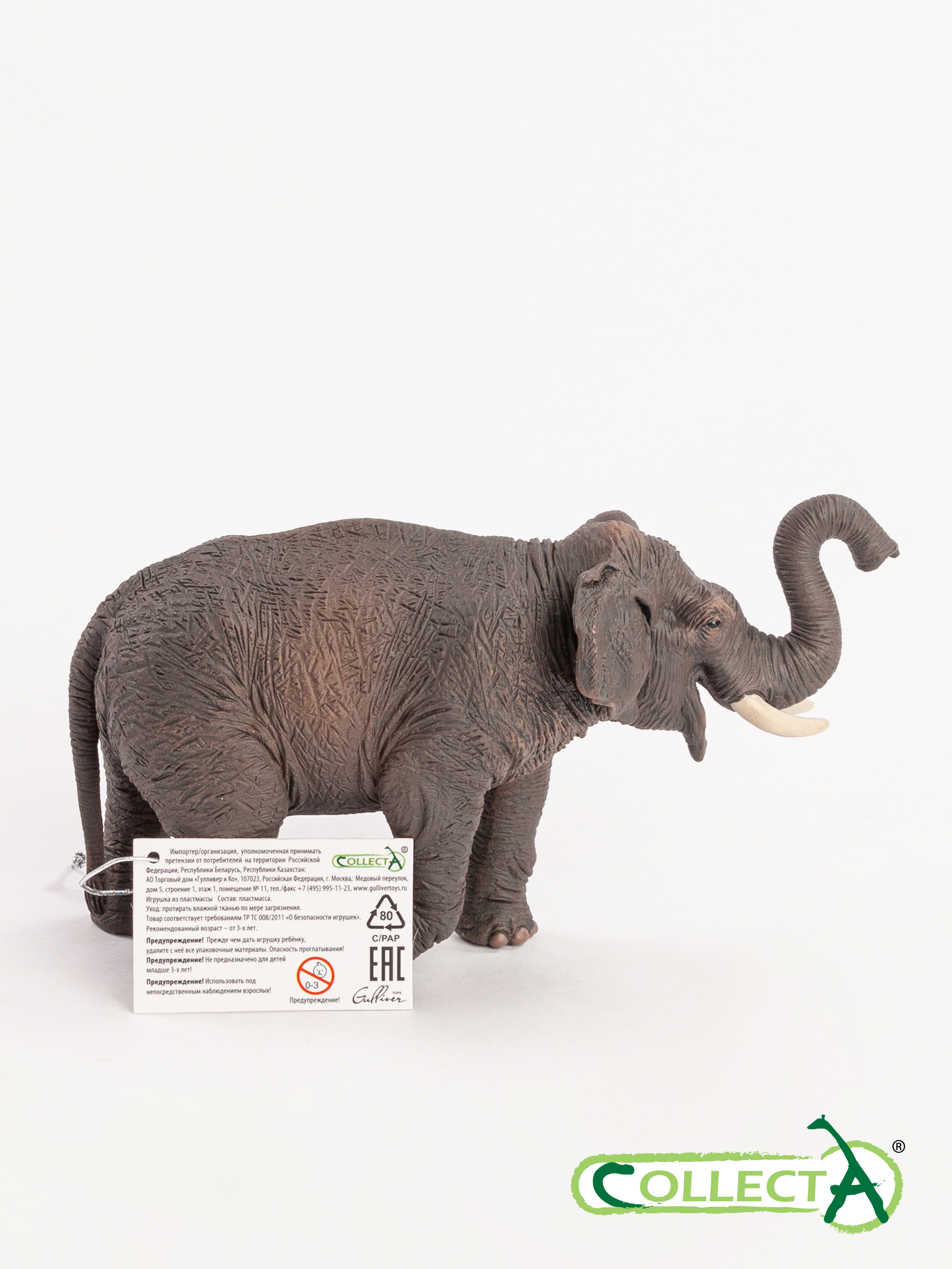 Фигурка Collecta Азиатский слон - фото 10