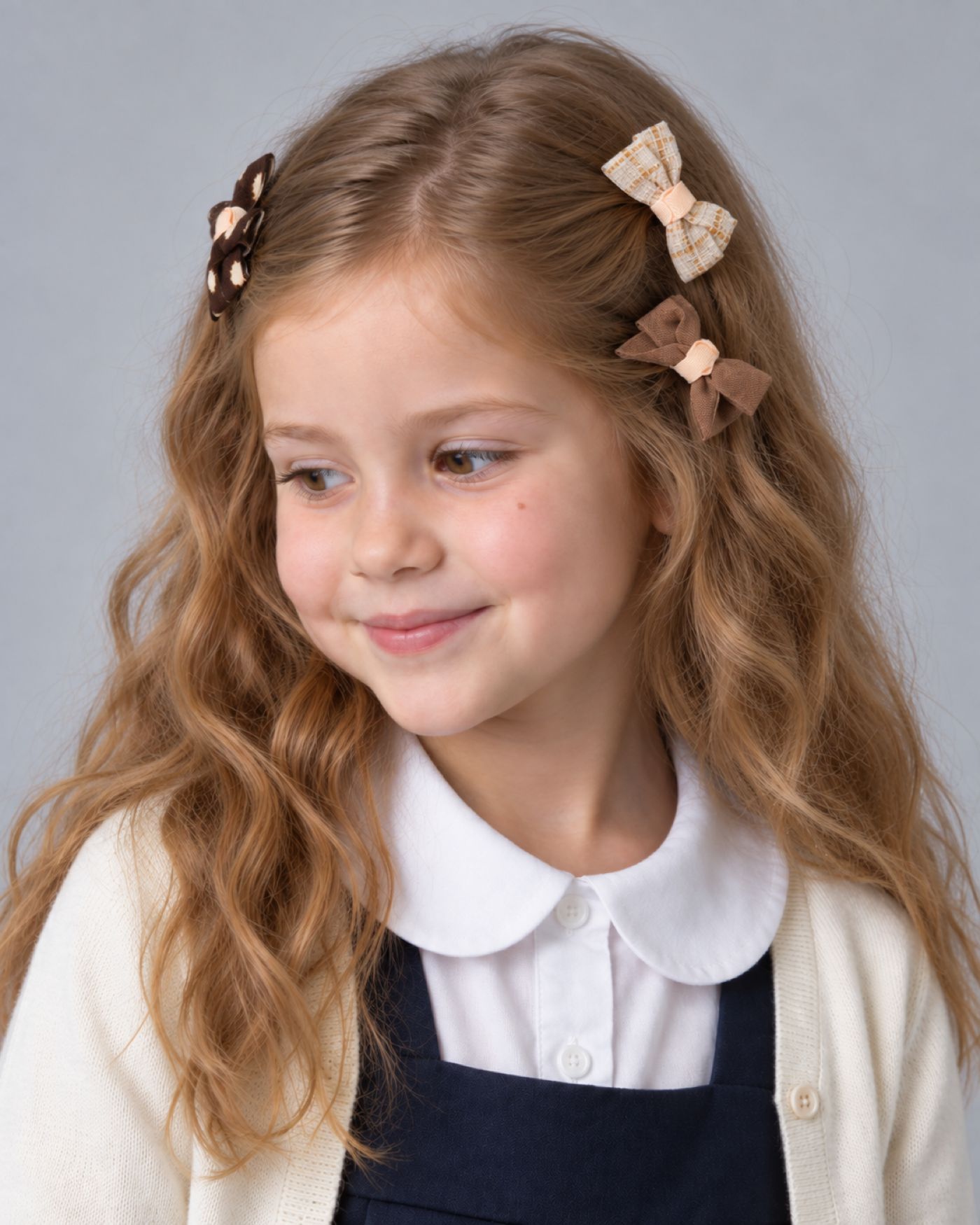 Заколка Demi Star Brown 3 шт. - фото 5
