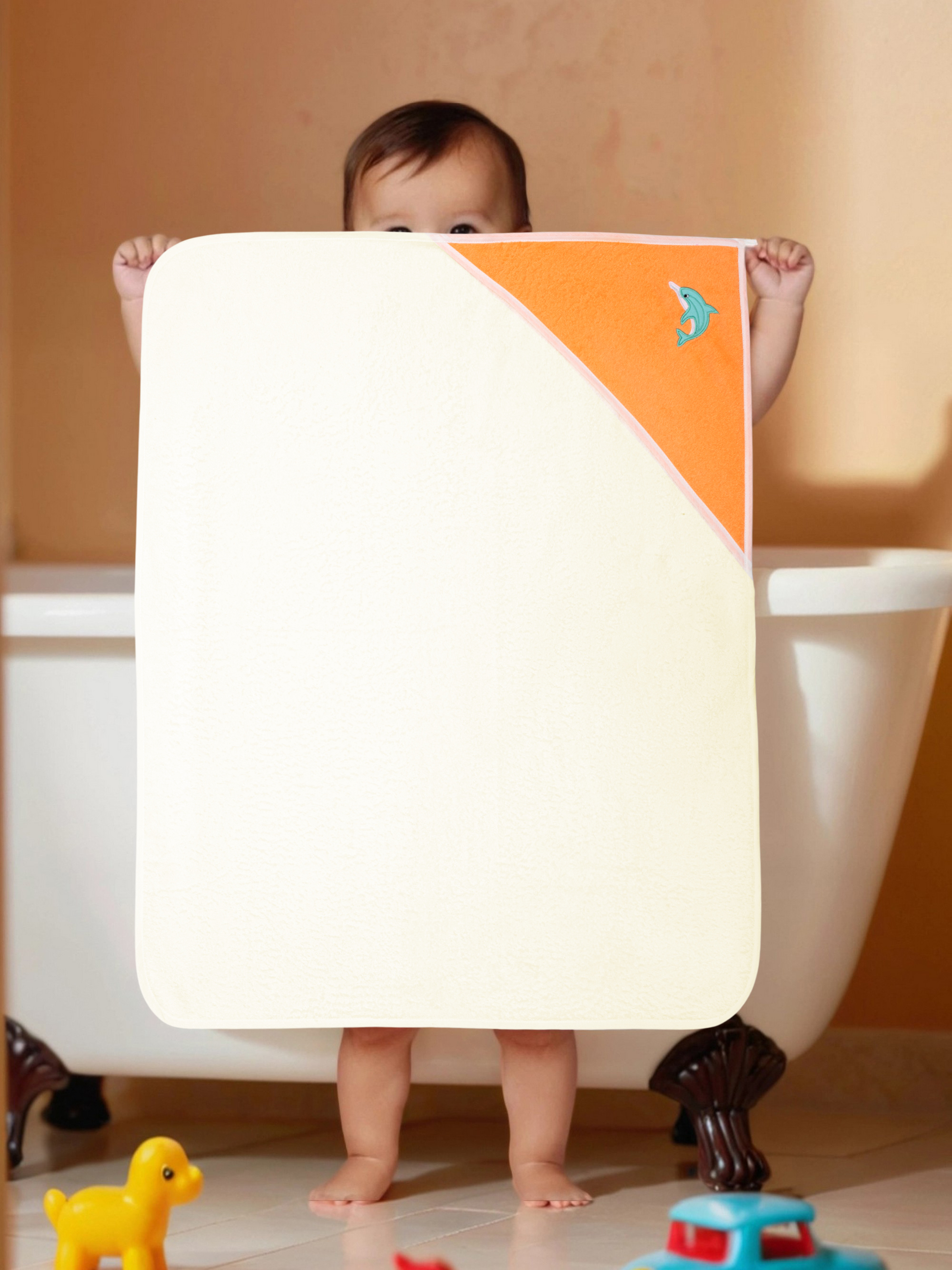 Полотенце уголок Wellness Малыш-01/29_Д 80 x 100 см 1 шт. - фото 2