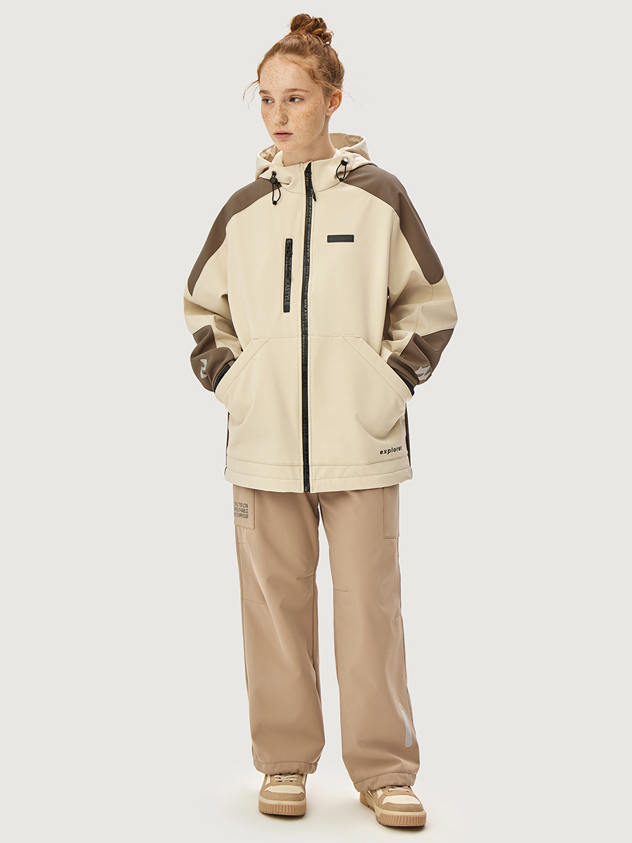 Ветровка NIKASTYLE 4л15426 кешью/кофе - фото 2