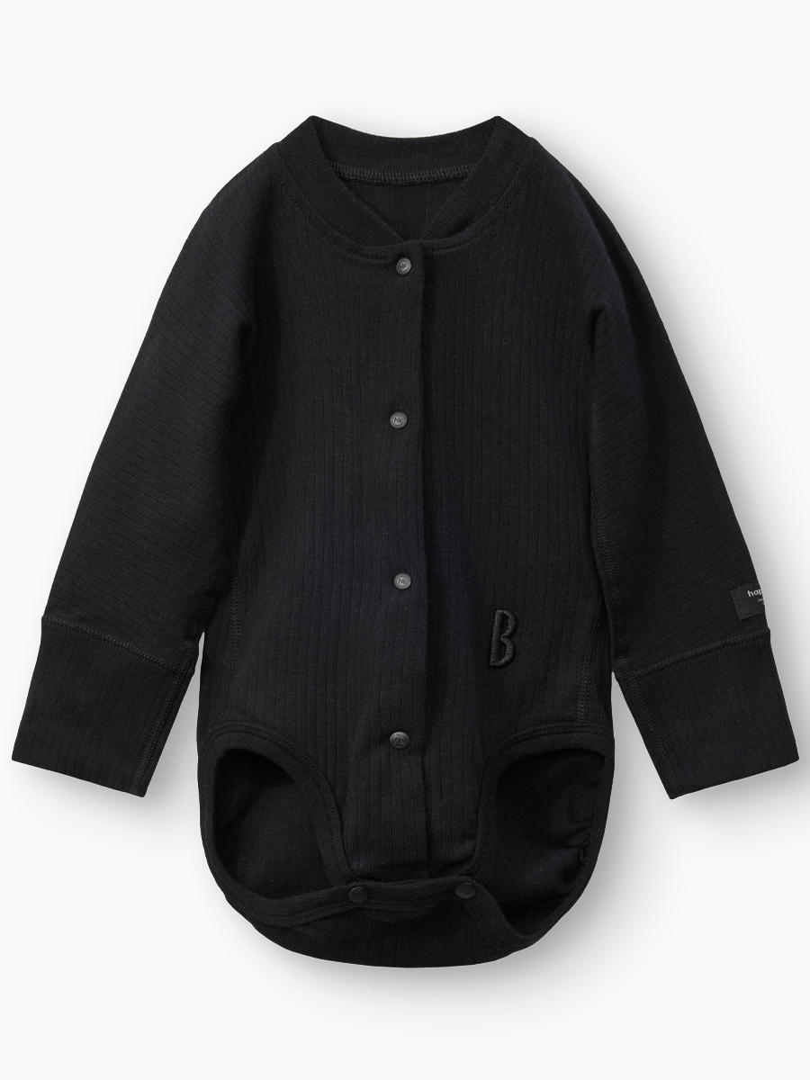 Боди 2 шт Happy Baby 90166-0_grey black - фото 4