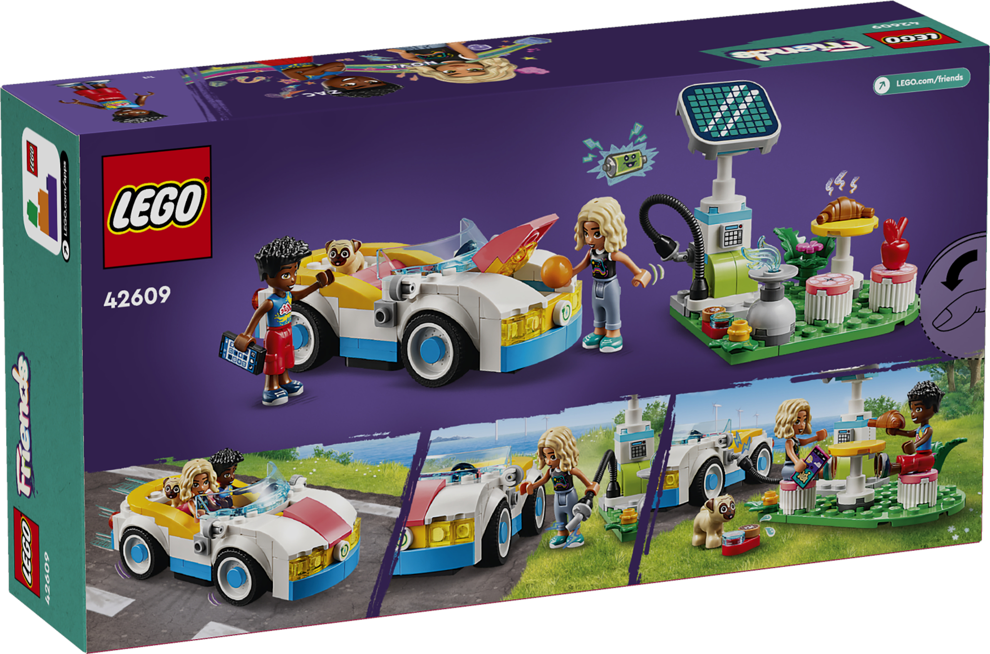 Конструктор LEGO Friends Электрическая машина и ЗУ 170 дет. - фото 4