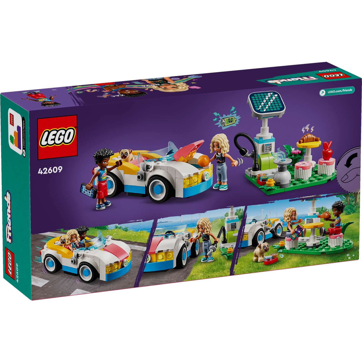 Конструктор LEGO Friends Электрическая машина и ЗУ 170 дет. - фото 4