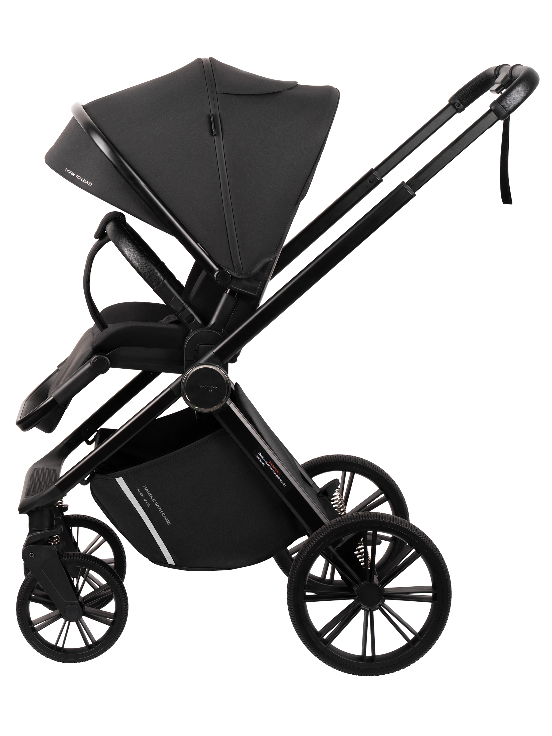 Коляска 2в1 Indigo Sting черный - фото 10