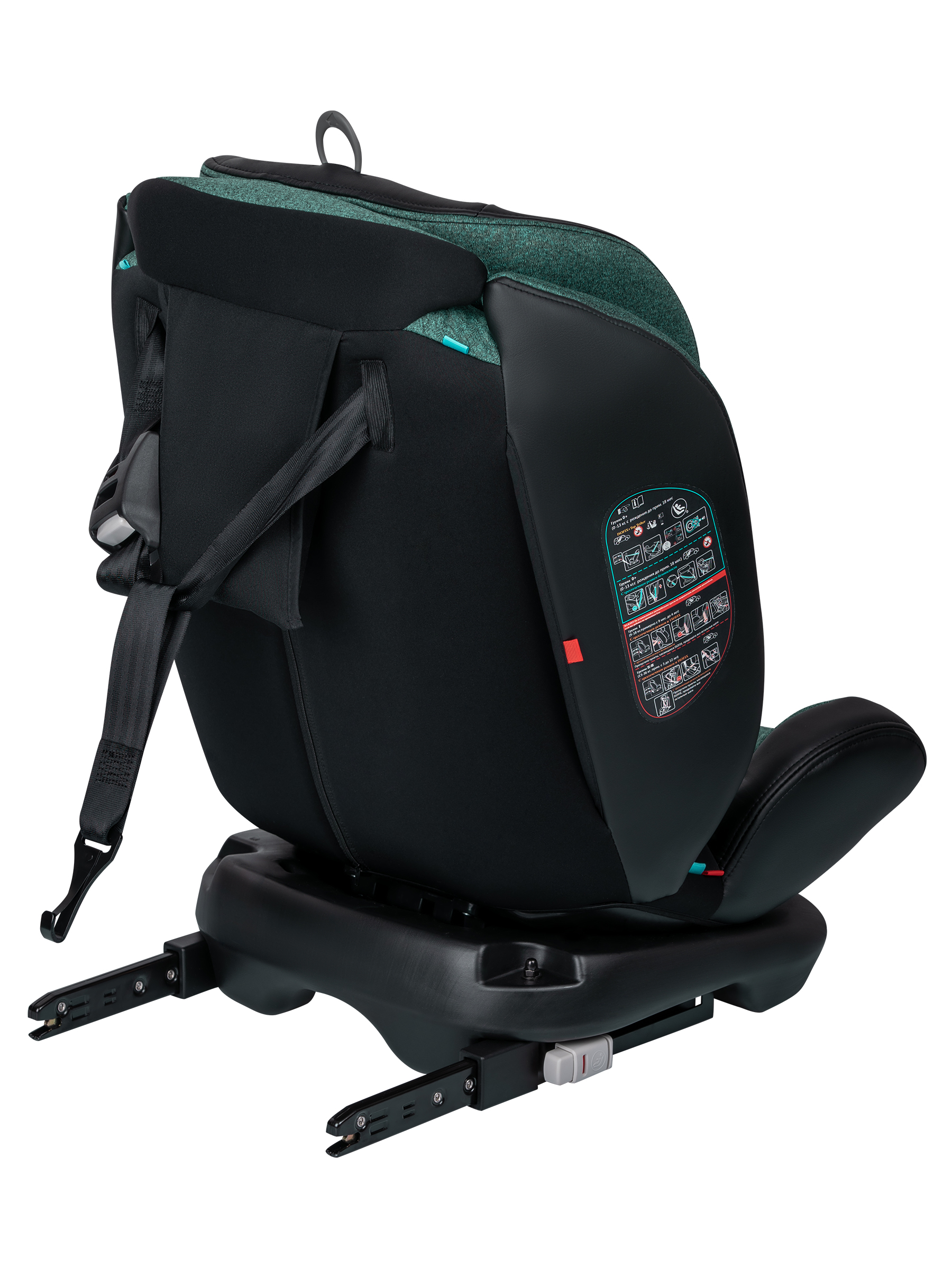 Автокресло Indigo Aero, зеленый Isofix 0+/1/2/3 (0-36 кг) - фото 13