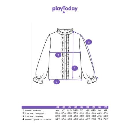Блузка PlayToday