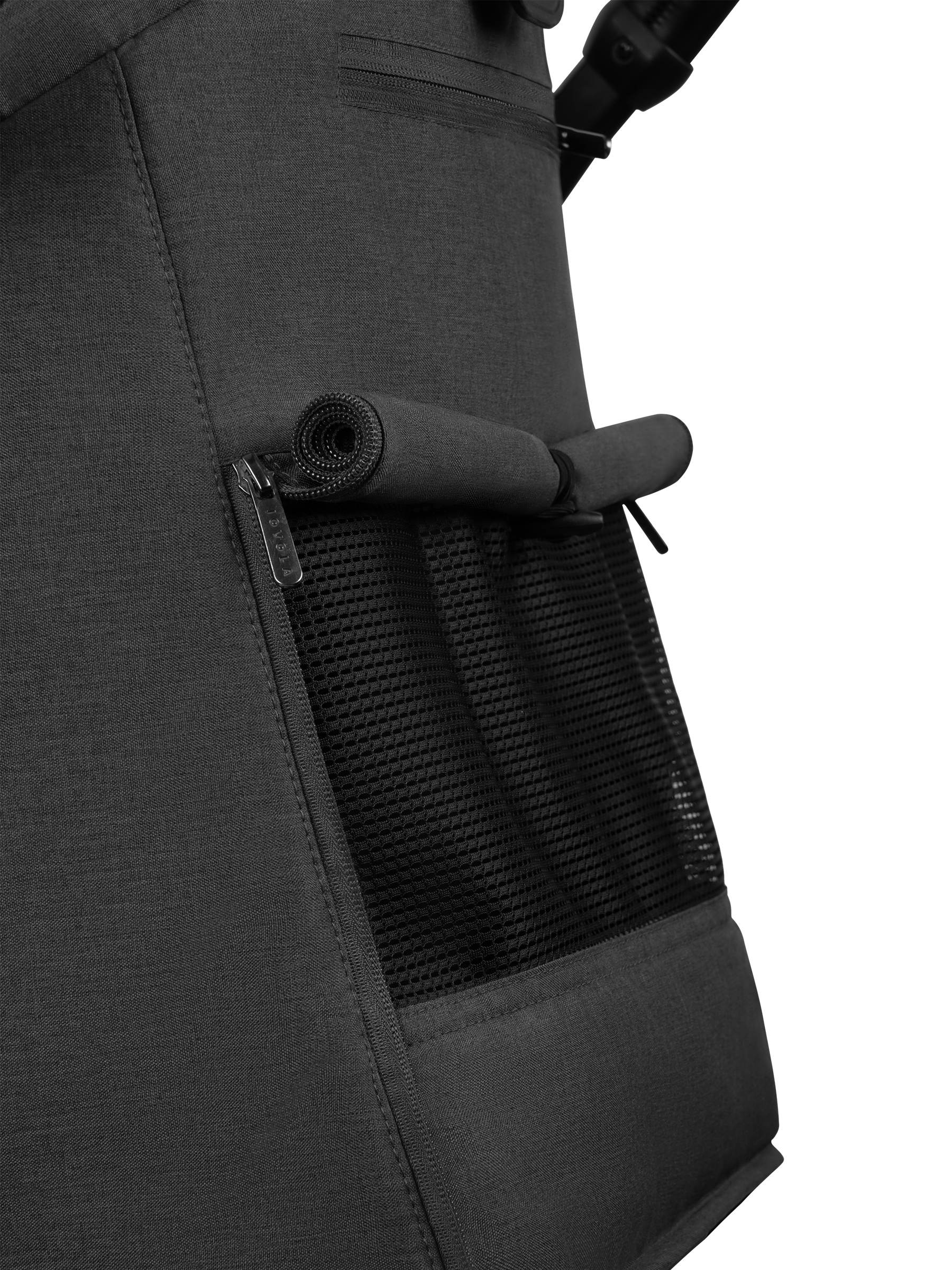 Коляска прогулочная JOVOLA LUNA серый - фото 18