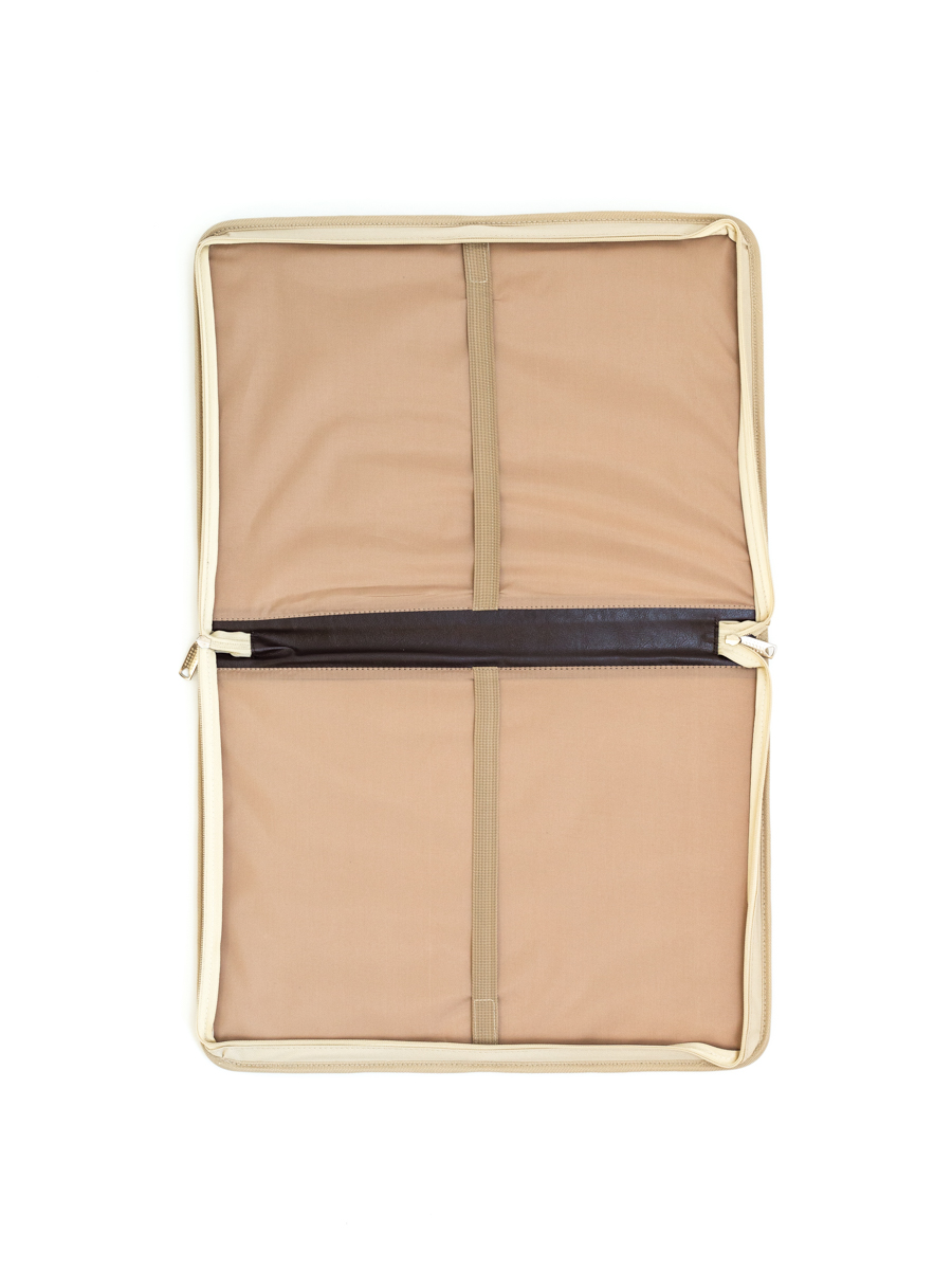 Сумка Малевичъ для формата А3 размер 47х35 см с карманом бежевая - фото 5