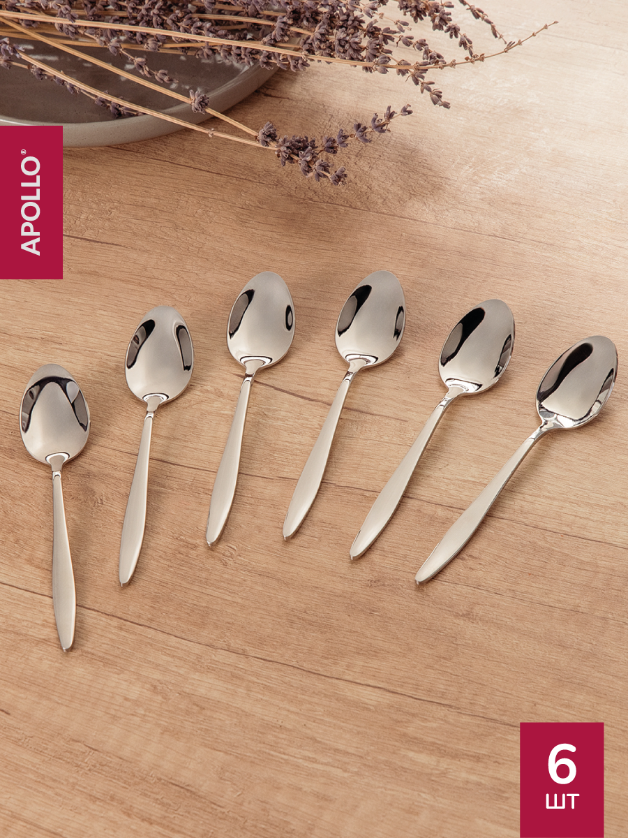 Набор ложек чайных APOLLO 6 предметов - фото 3