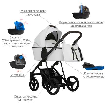 Коляска 2 в 1 Bebetto Flavio Pro