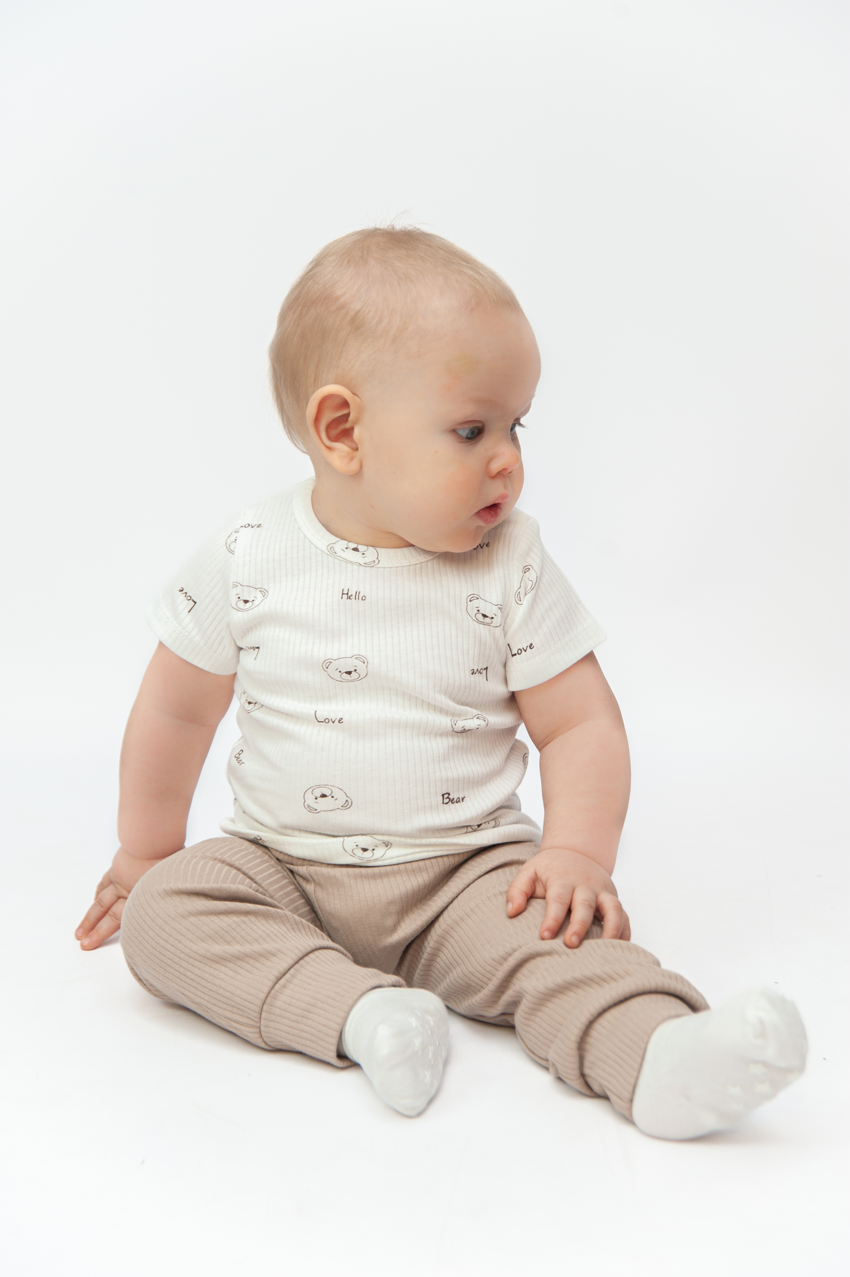 Комплект ЯРКО 05235 ИК Мишки бир/бежевый - фото 2