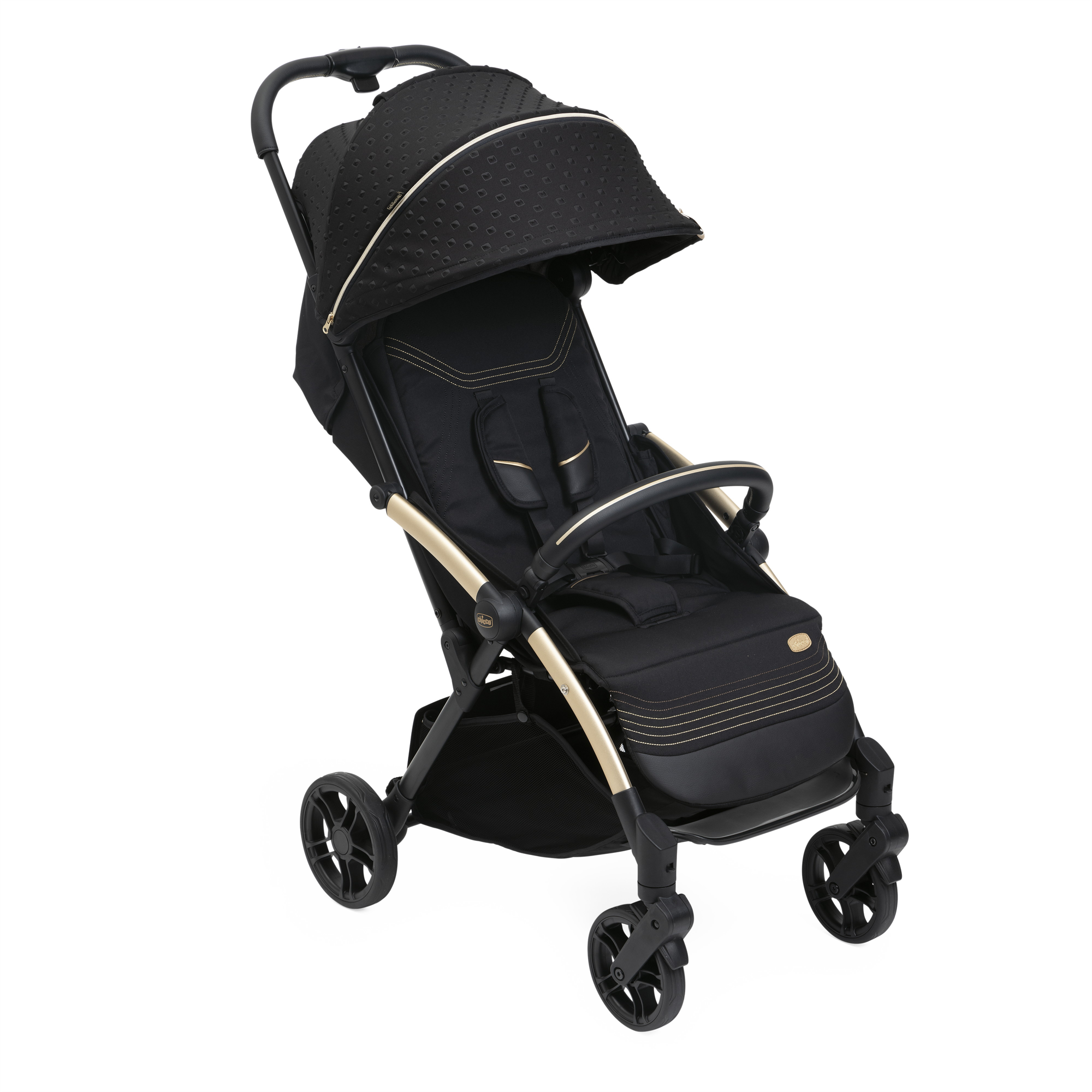 Коляска прогулочная Chicco Xplus black re lux - фото 1