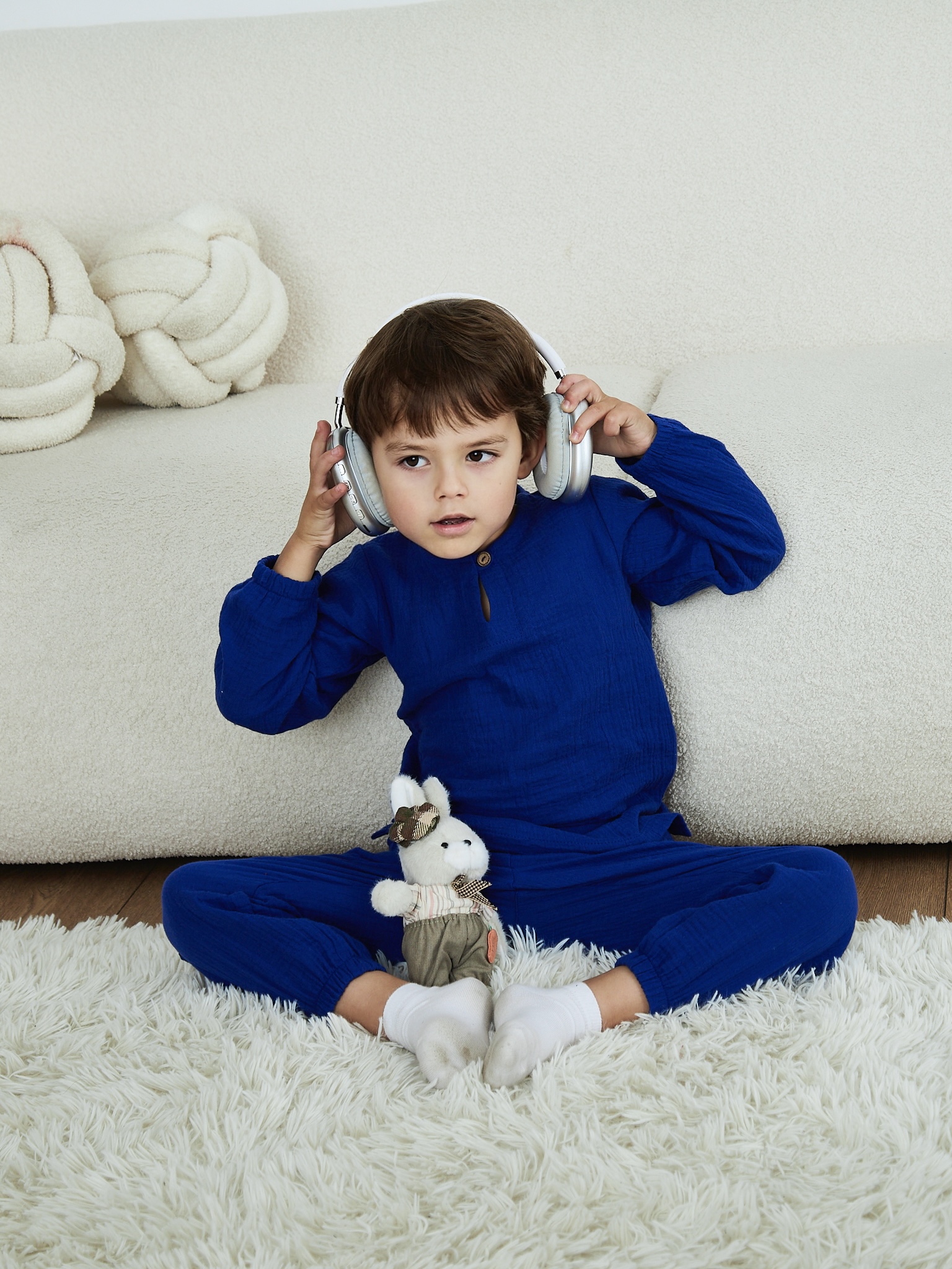 Лонгслив и брюки MOUN Костюм_муслин_индиго - фото 15