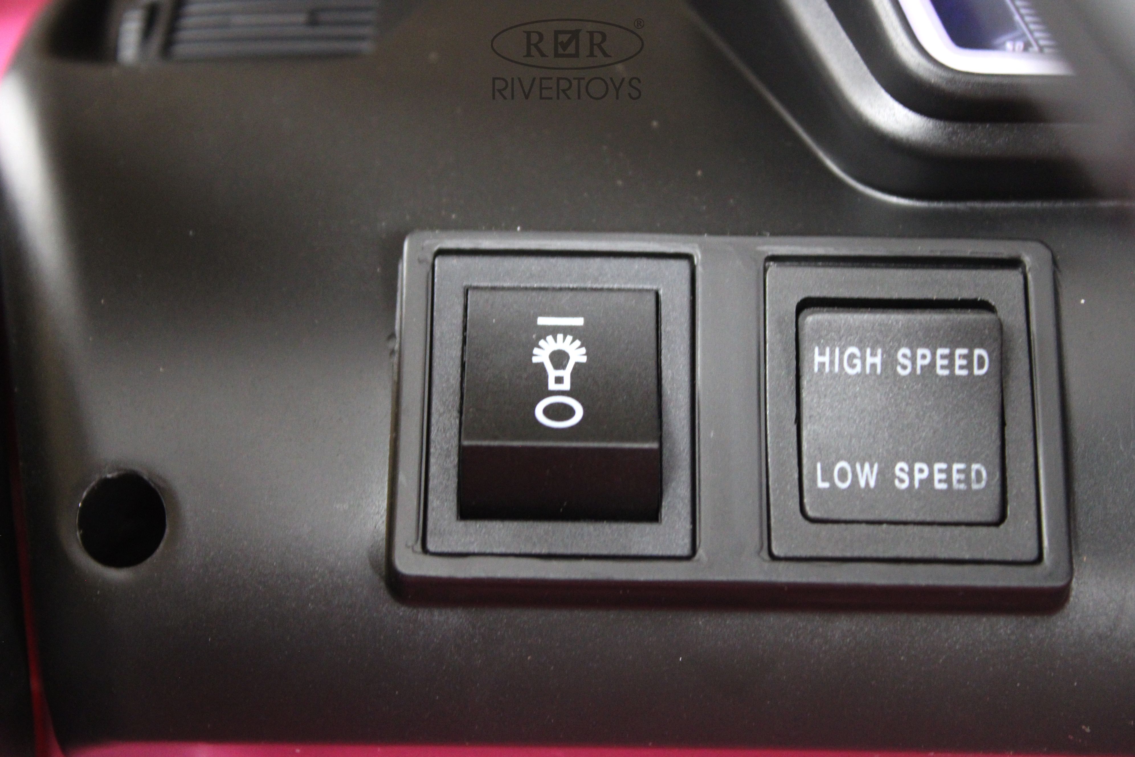 Электромобиль RIVERTOYS A111MP-PINK С пультом ДУ - фото 21