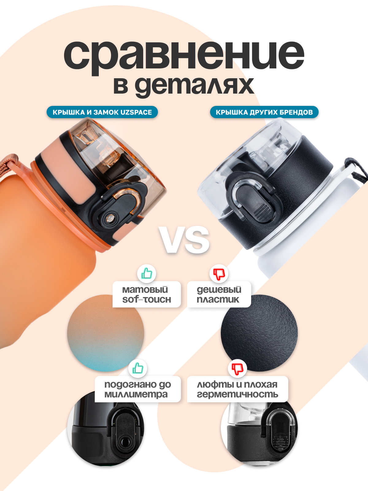 Бутылка UZSPACE 500 мл - фото 5