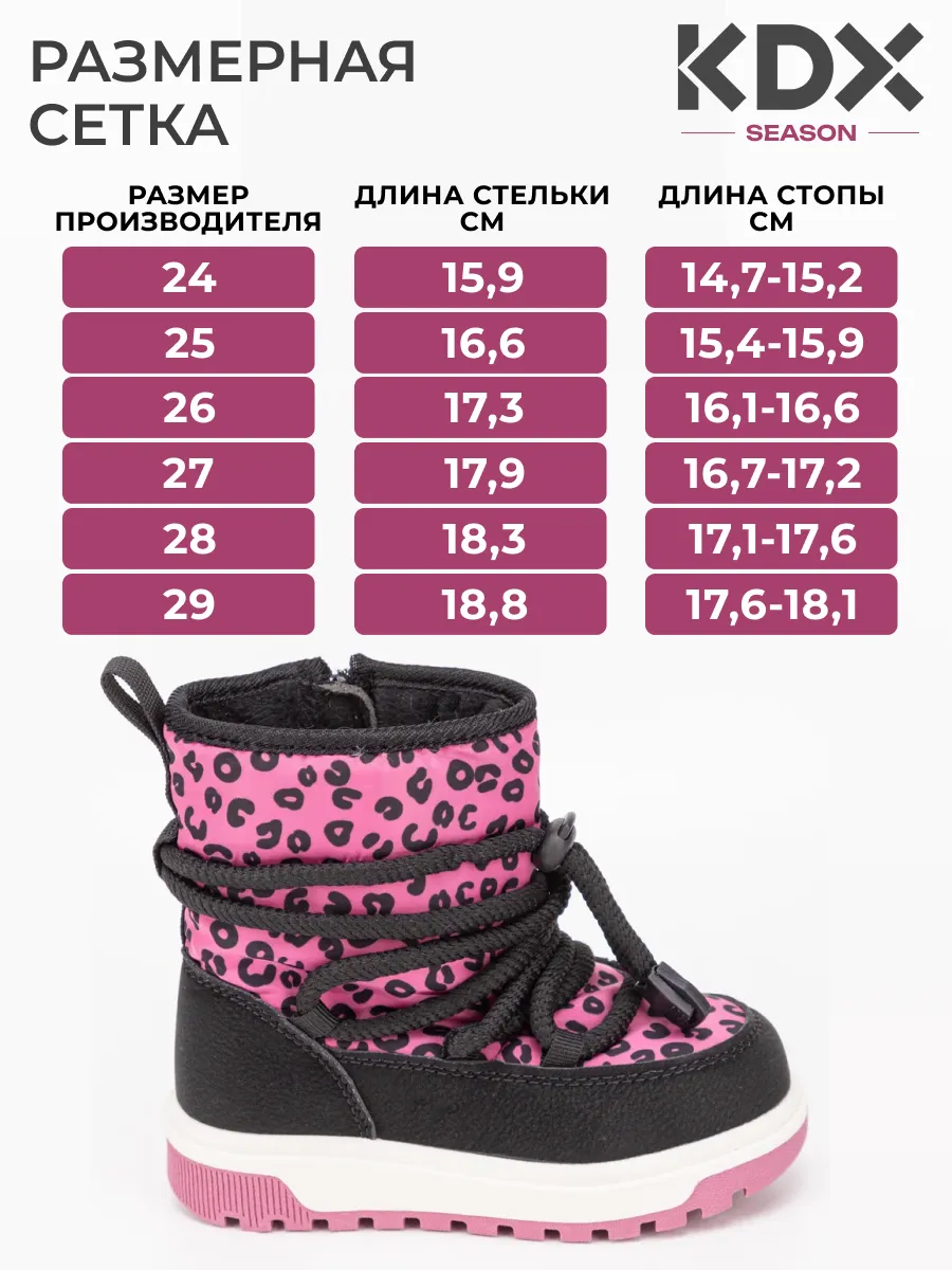 Дутики KDX SKY-15 pink - фото 4