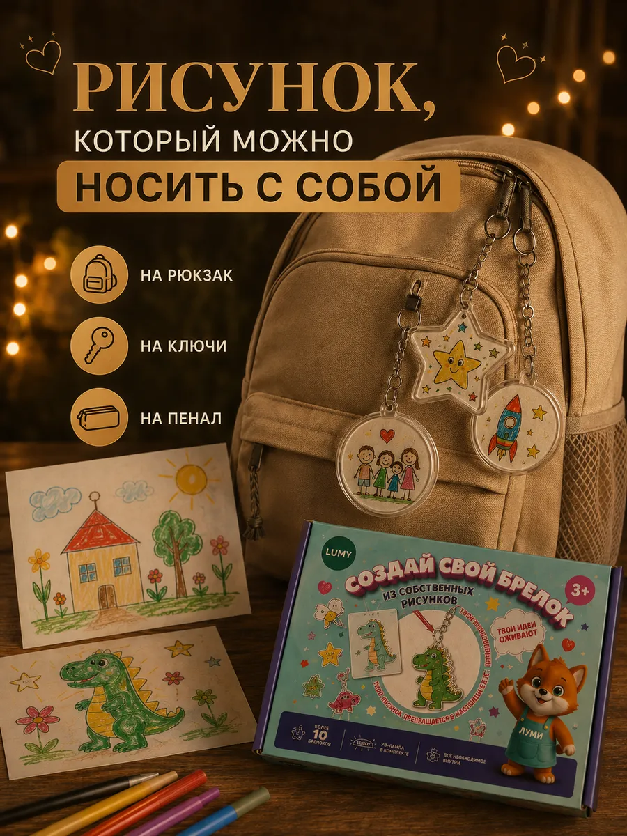 Набор для творчества MiniMinds эпоксидная смола для создания термо-брелков - фото 6