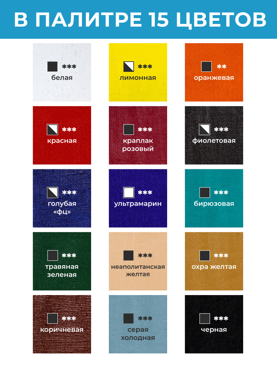 Краски акриловые Малевичъ - фото 2