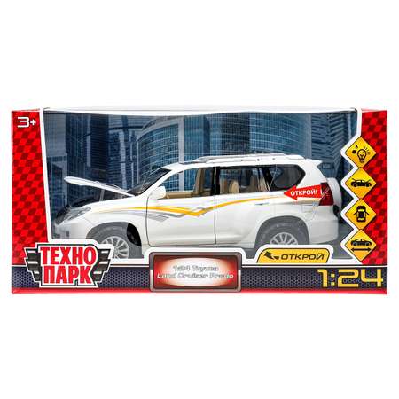 Автомобиль Технопарк Toyota Land Cruiser 1:24 белый