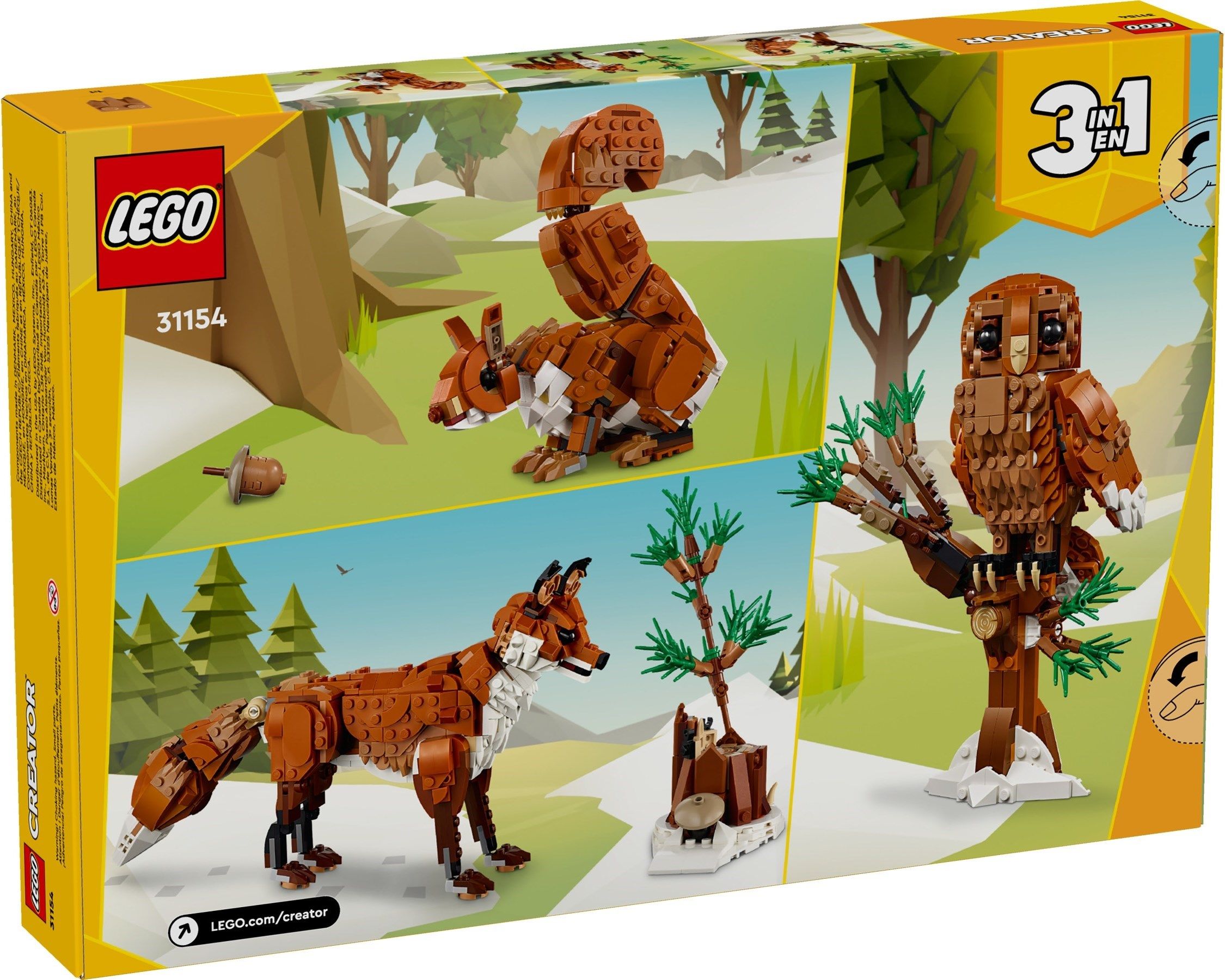 Конструктор LEGO Creator Рыжая лисица 667 дет. - фото 8