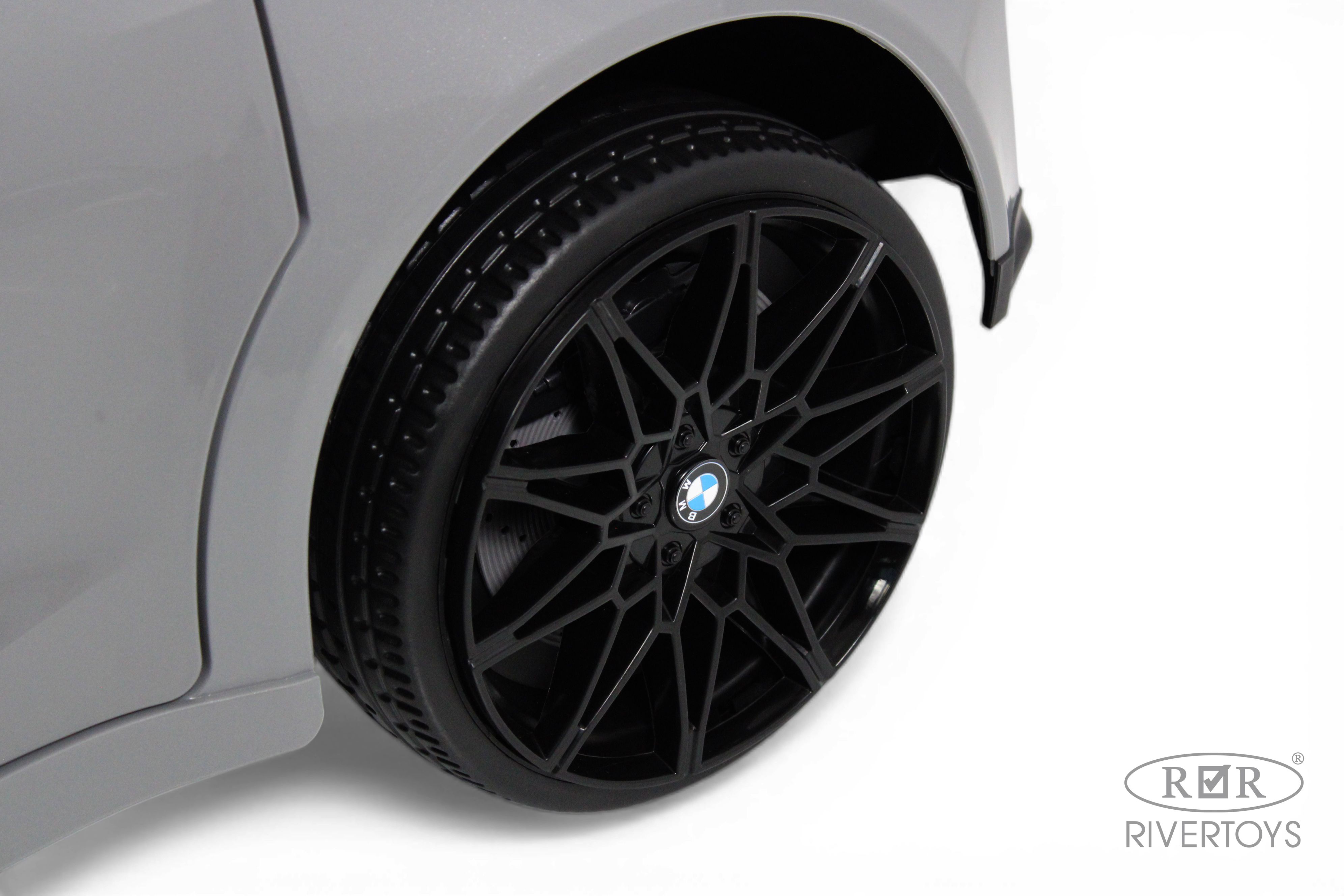 Электромобиль RIVERTOYS BMW A004AA-BMW-GREY С пультом ДУ - фото 18