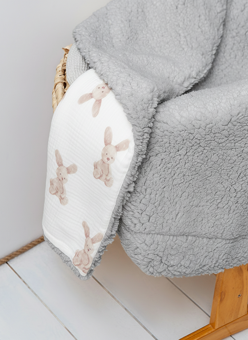 Плед ЛетиПташка Муслиновое одеяло теплое 85 x 95 см хлопок - фото 4