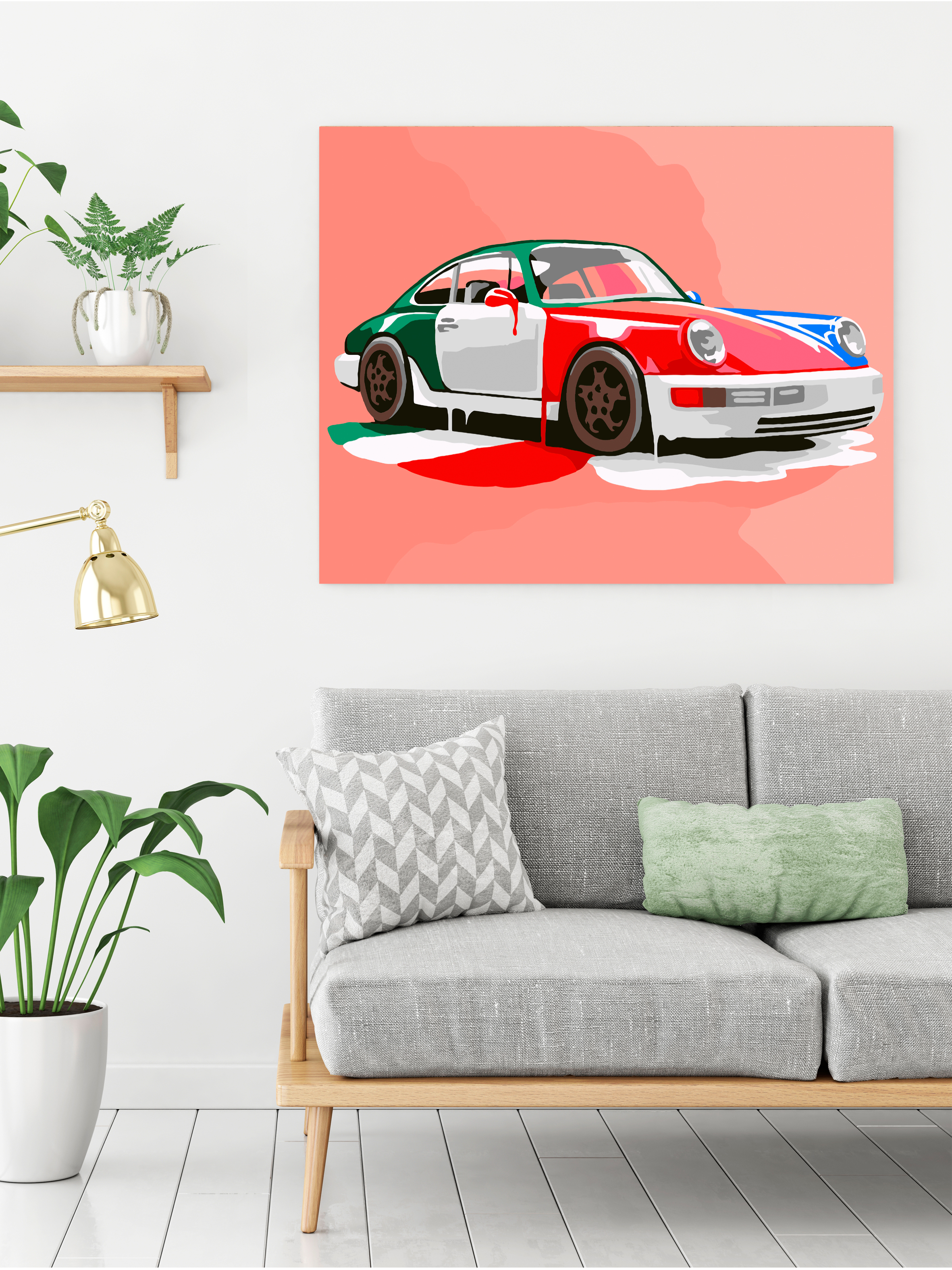 Картина по номерам Это просто шедевр Porsche в ассортименте - фото 3