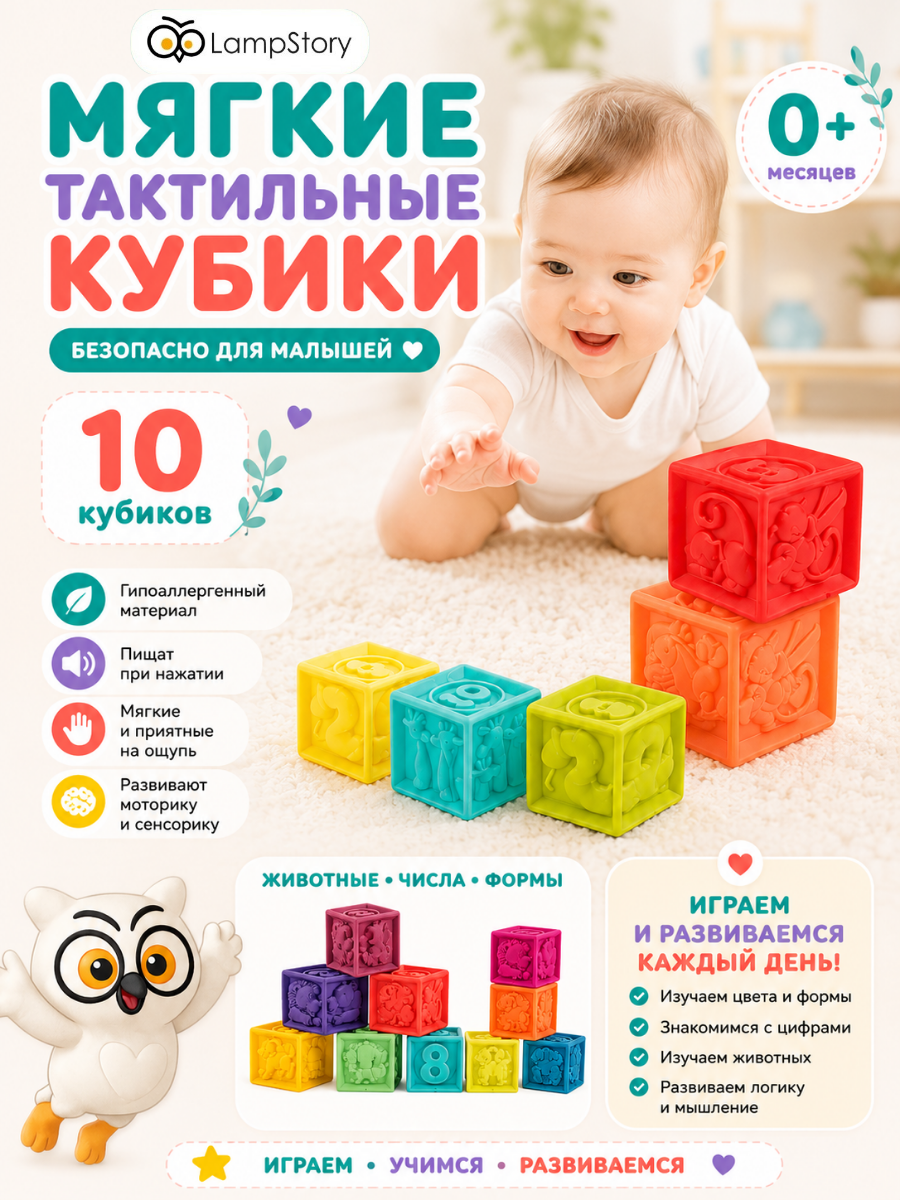 Игрушка LampStory кубики - фото 1