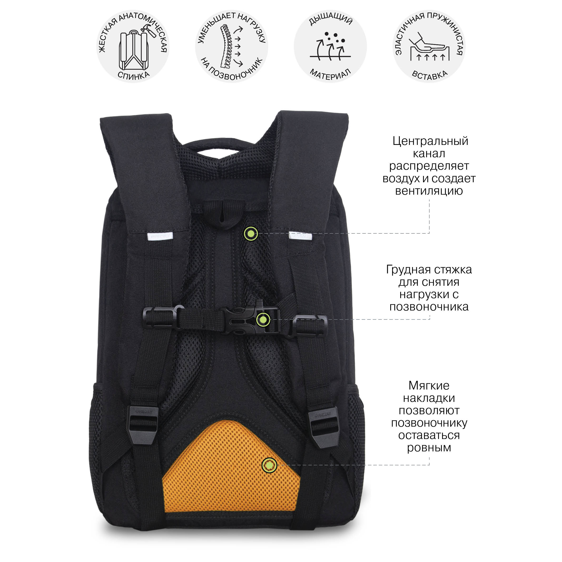 Рюкзак Grizzly для мальчика - фото 9