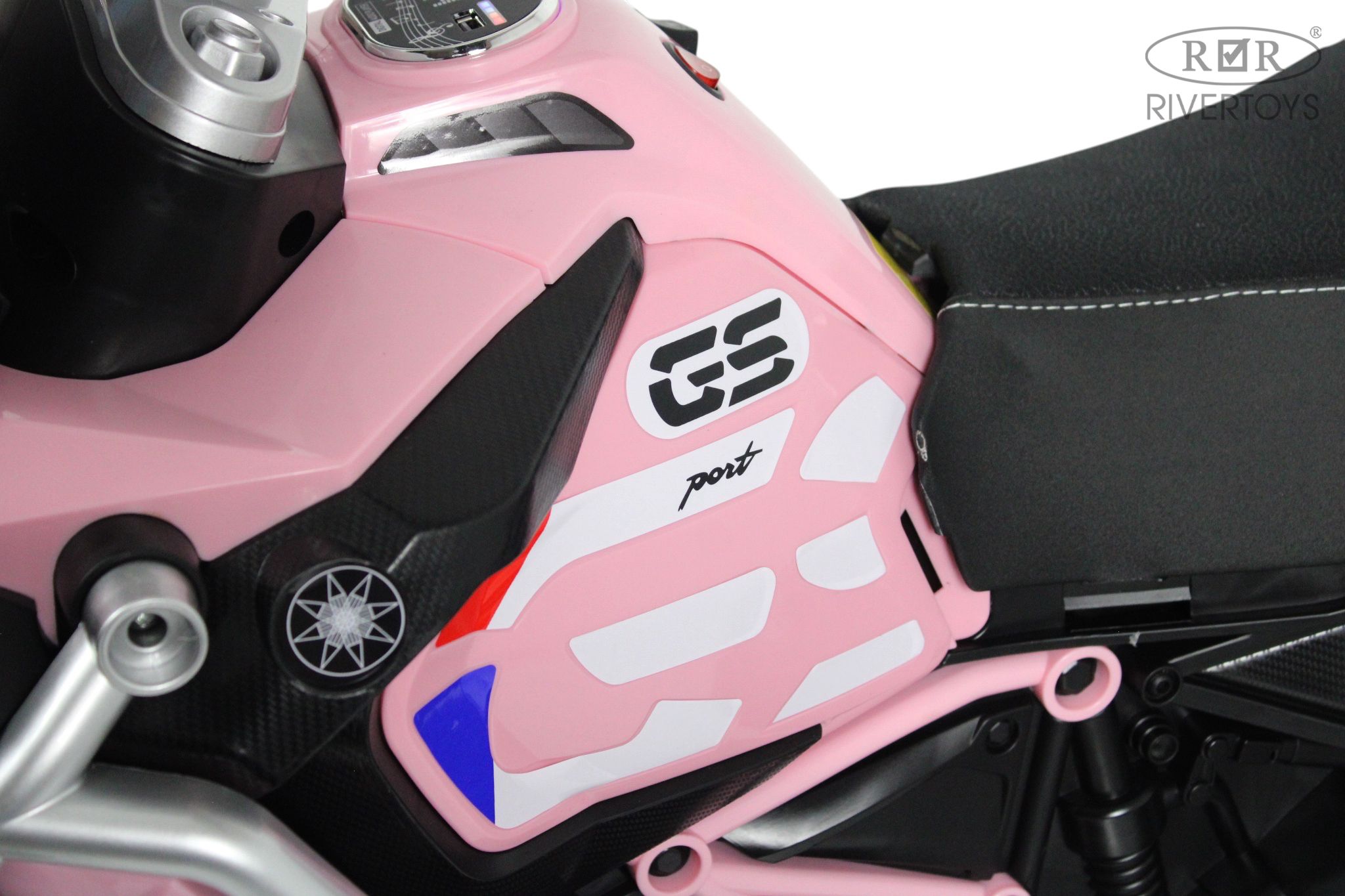 Электромобиль RIVERTOYS М008БХ-PINK - фото 8