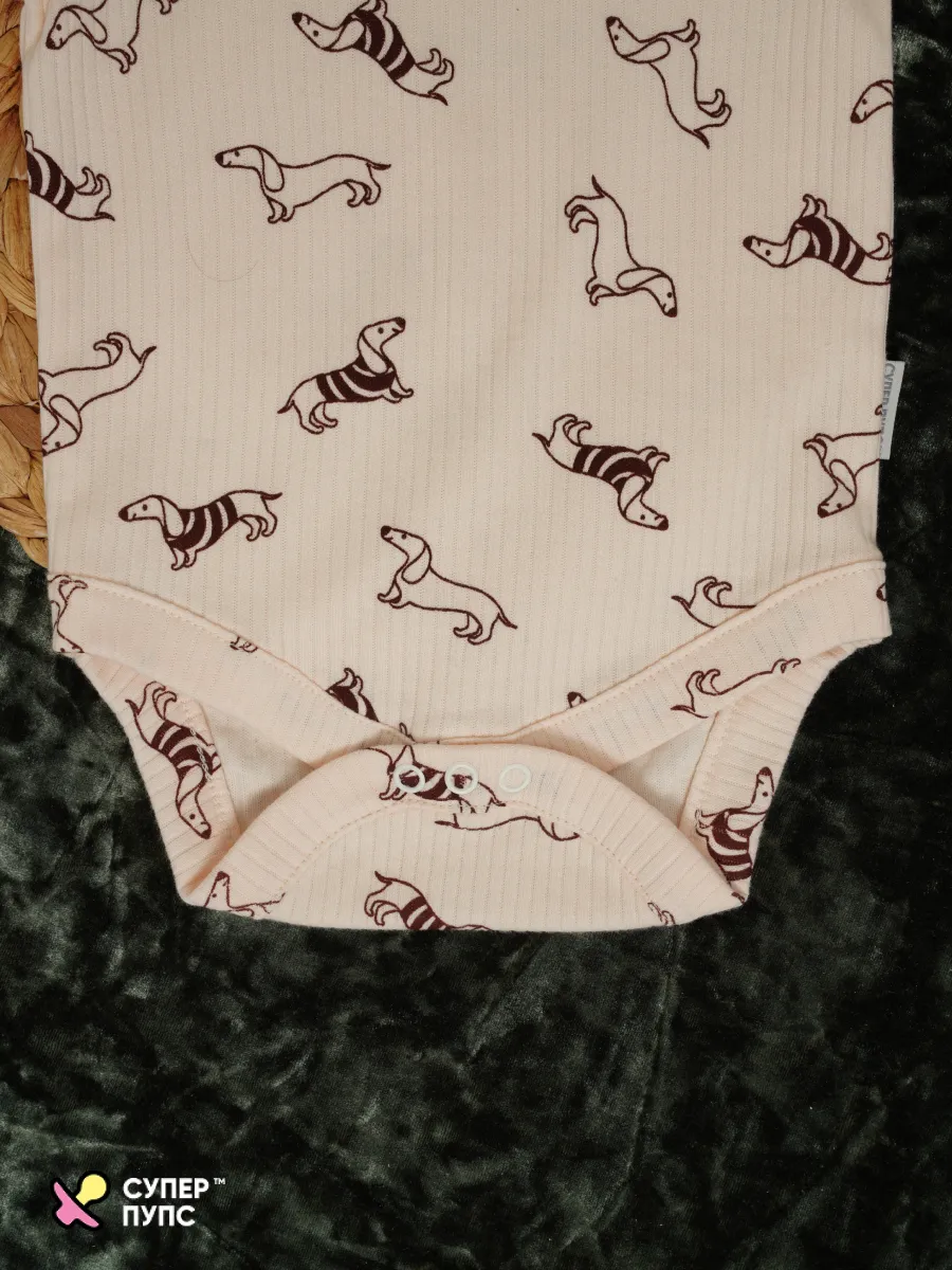 Боди 3 шт Супер Пупс нбр/3пр/бд/коррук/2026/таксы - фото 14