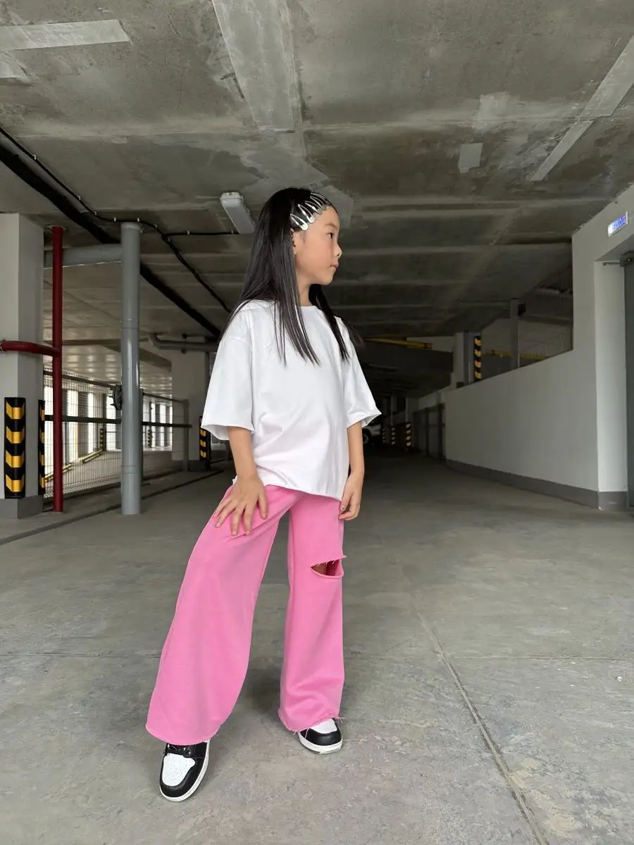 Брюки ROOMY ESSENCE STREETjog/pink - фото 20