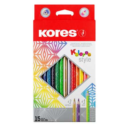 Карандаши цветные Kores 15 шт.