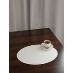 Салфетка сервировочная DeNASTIA Металлик 45x32 см экокожа белый E000589