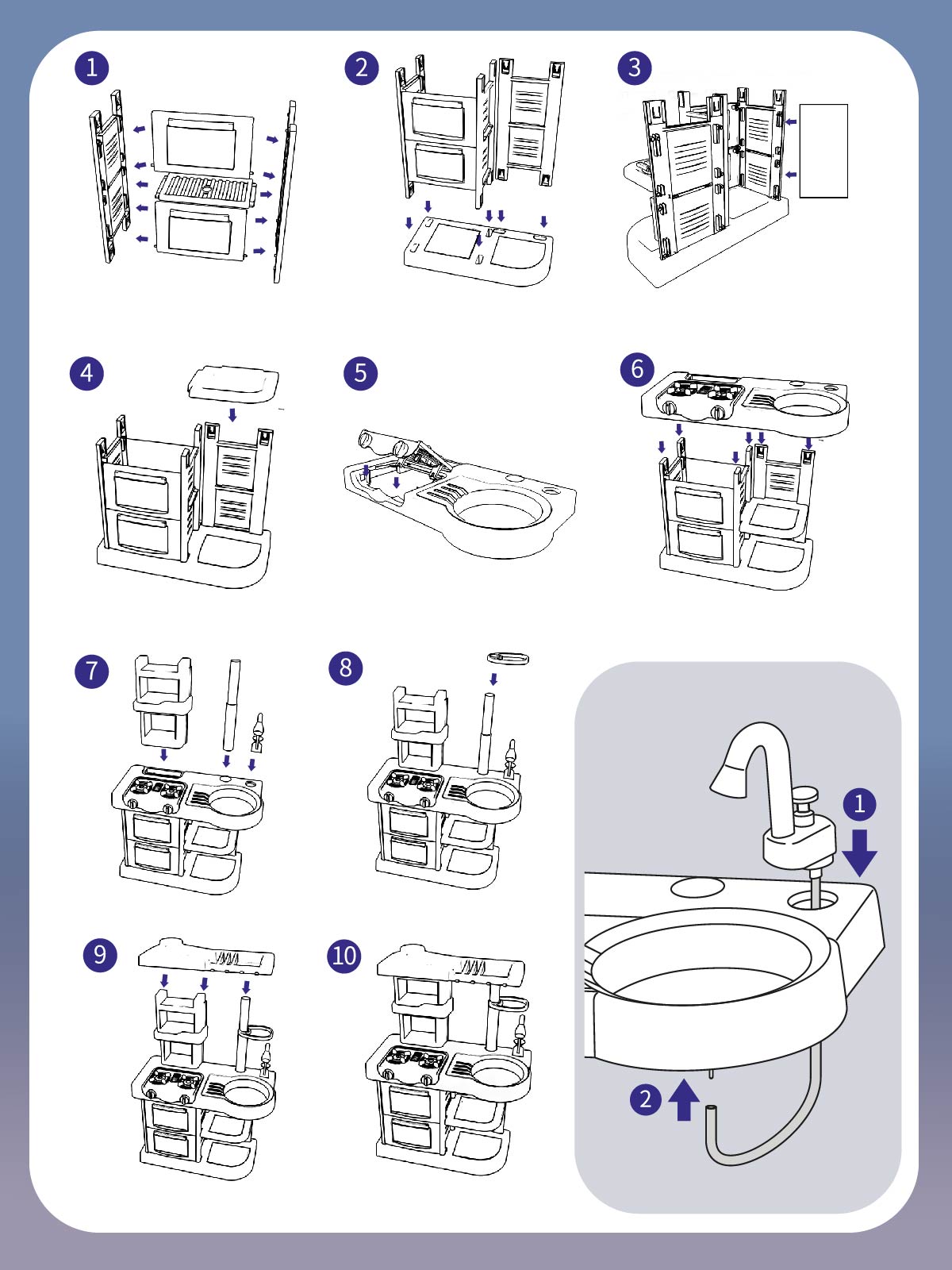 Игрушечная кухня AMORE BELLO с аксессуарами: 42 шт. - фото 6