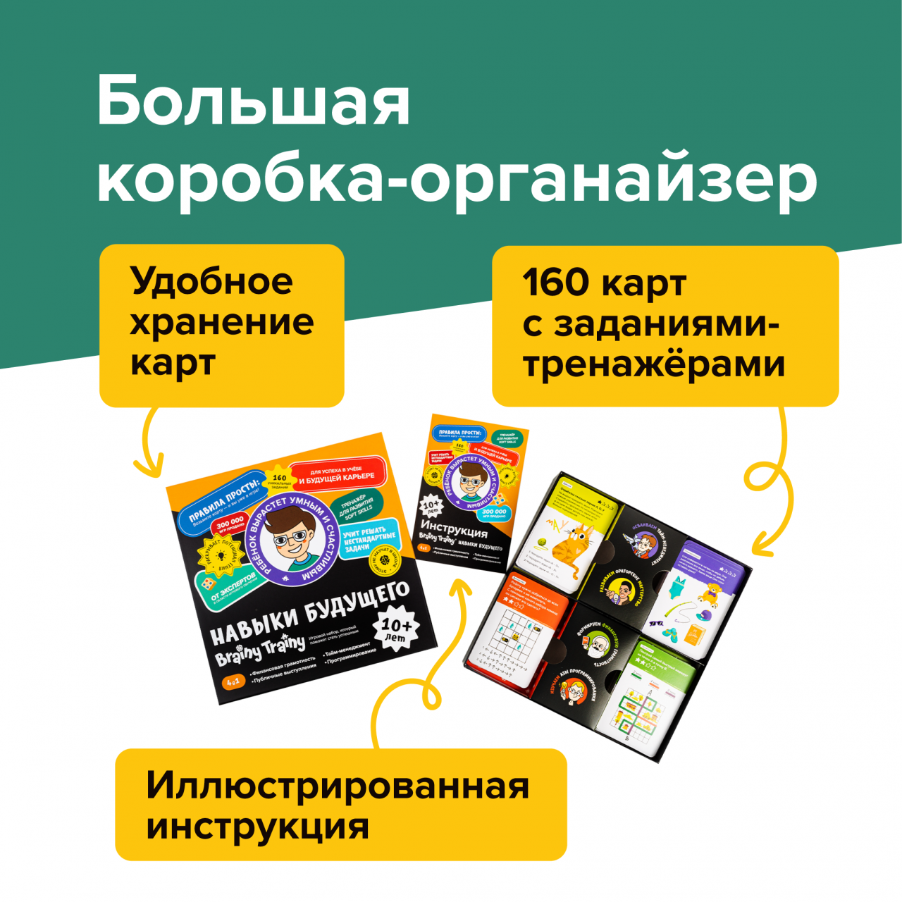 Настольная игра Brainy Trainy Навыки будущего - фото 8