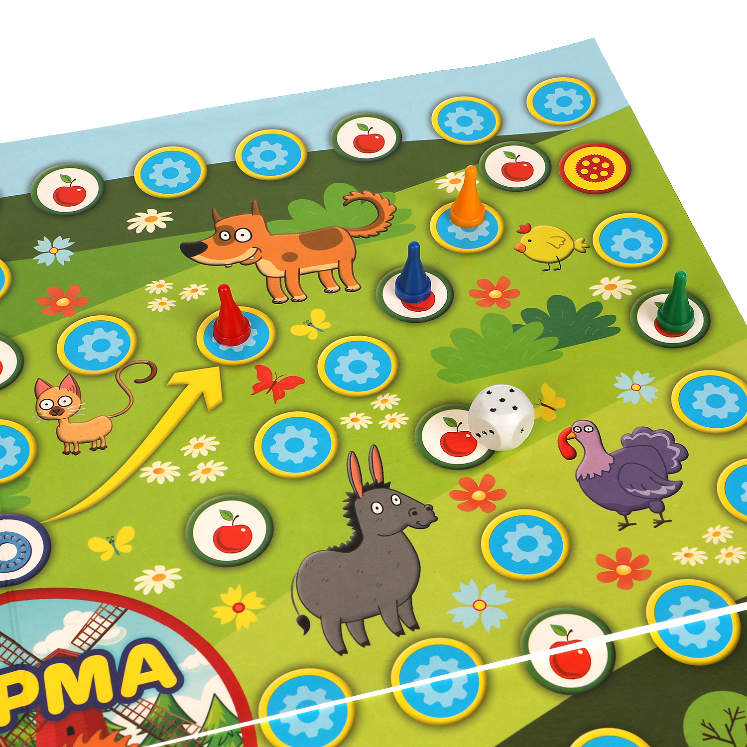 Настольная игра Умные игры Синий трактор Переполох - фото 3