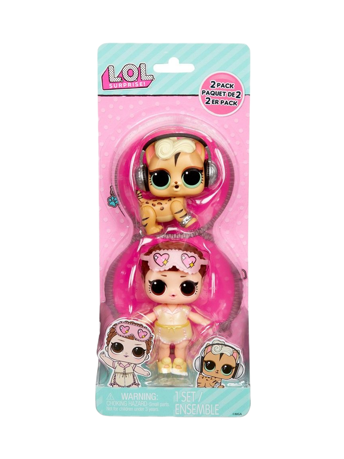 Кукла мини L.O.L. Surprise! opp tots с питомцем Фэнки 987840 коричневая и питомец - фото 6