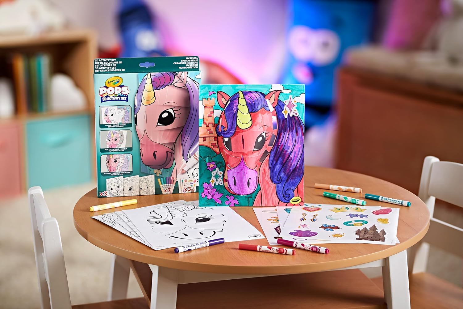 Набор большая раскраска Crayola Единороги - фото 9