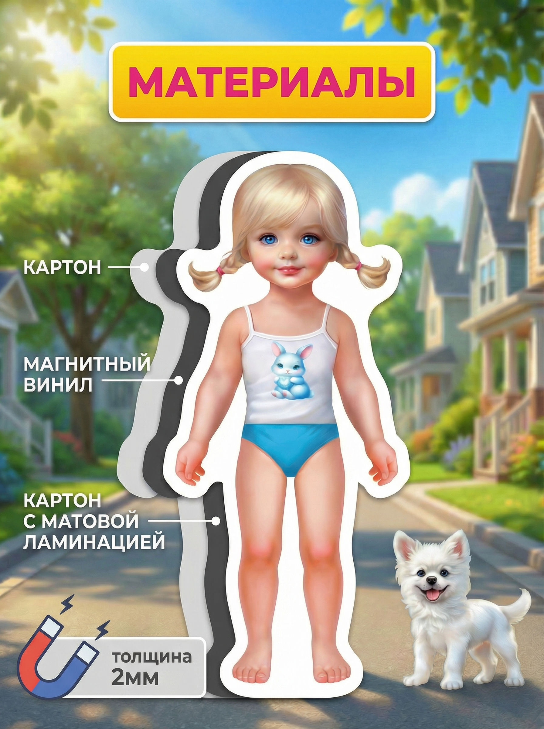 Настольная игра El BascoKids Девочка и собачка - фото 2