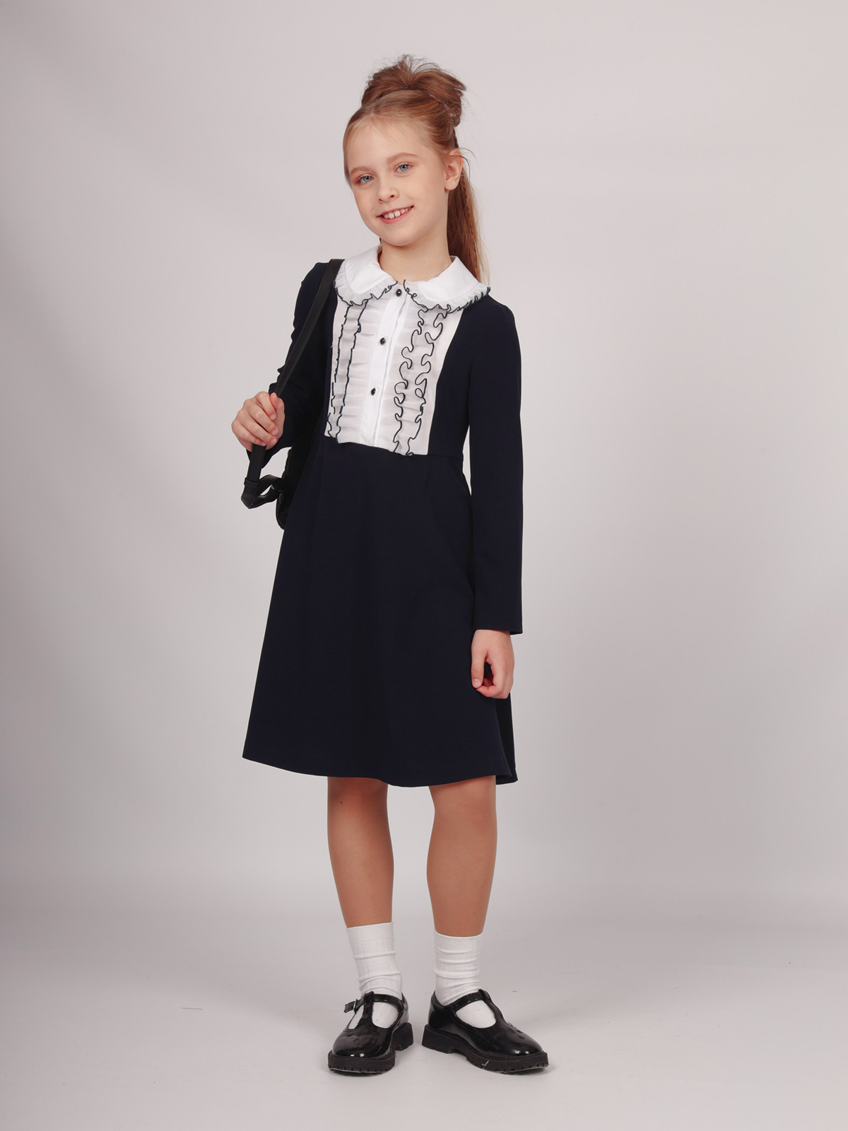 Платье Sky Lake 2496 Ностальжи синий - фото 7