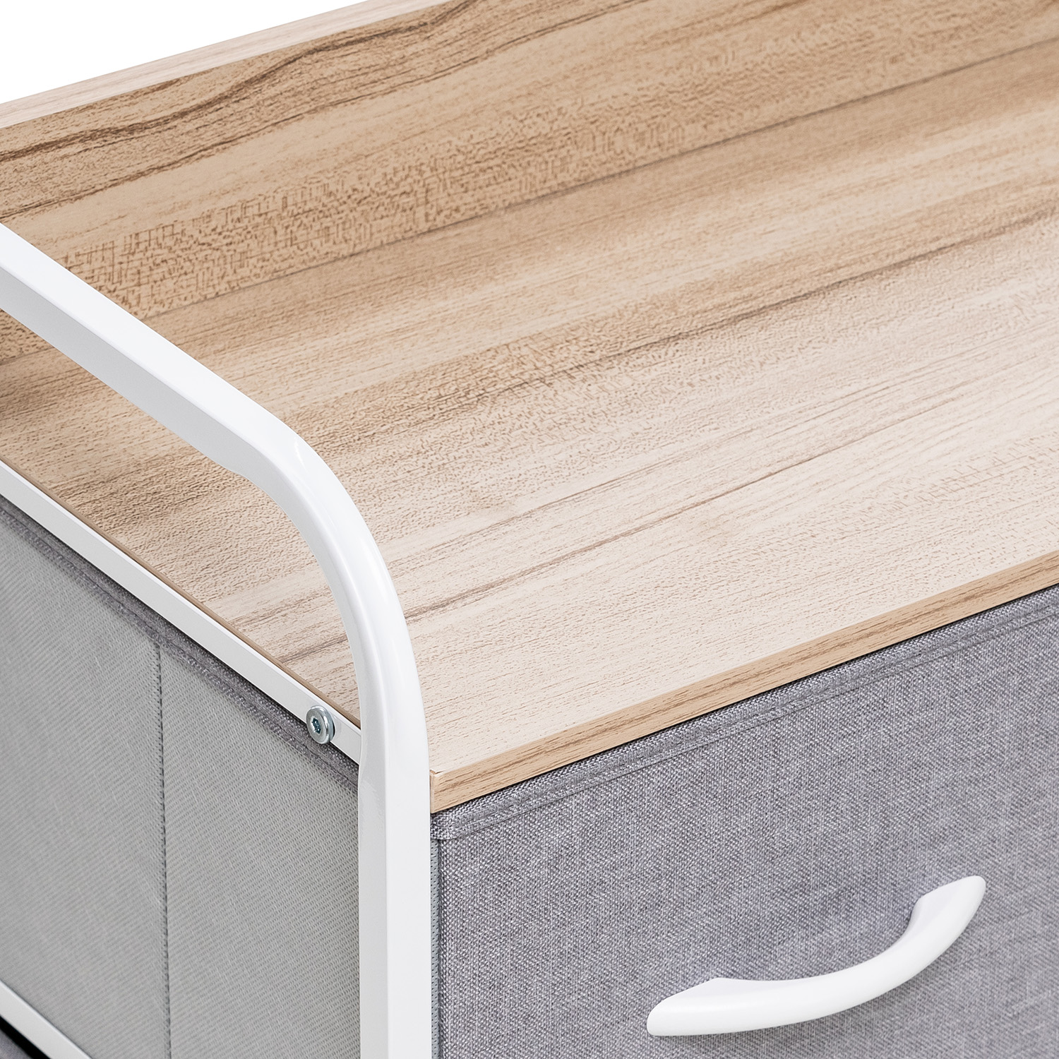 Комод Leset Ноа широкий (серый, белый) - фото 5