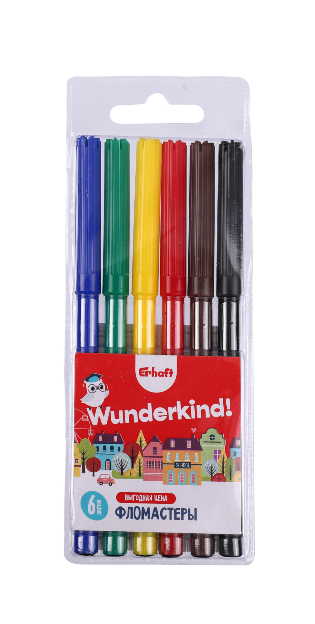 Изображение товара Фломастеры Erhaft 6 шт. Изображение товара Фломастеры Erhaft 6 шт.