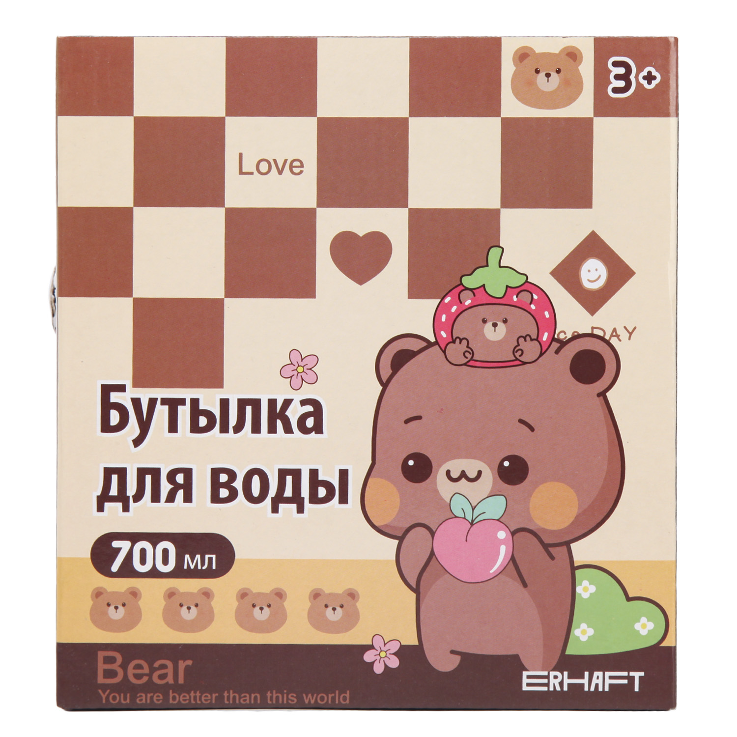 Бутылка Erhaft Мишка 700 мл - фото 8
