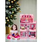 Домик для кукол PAREMO 90 см с мебелью