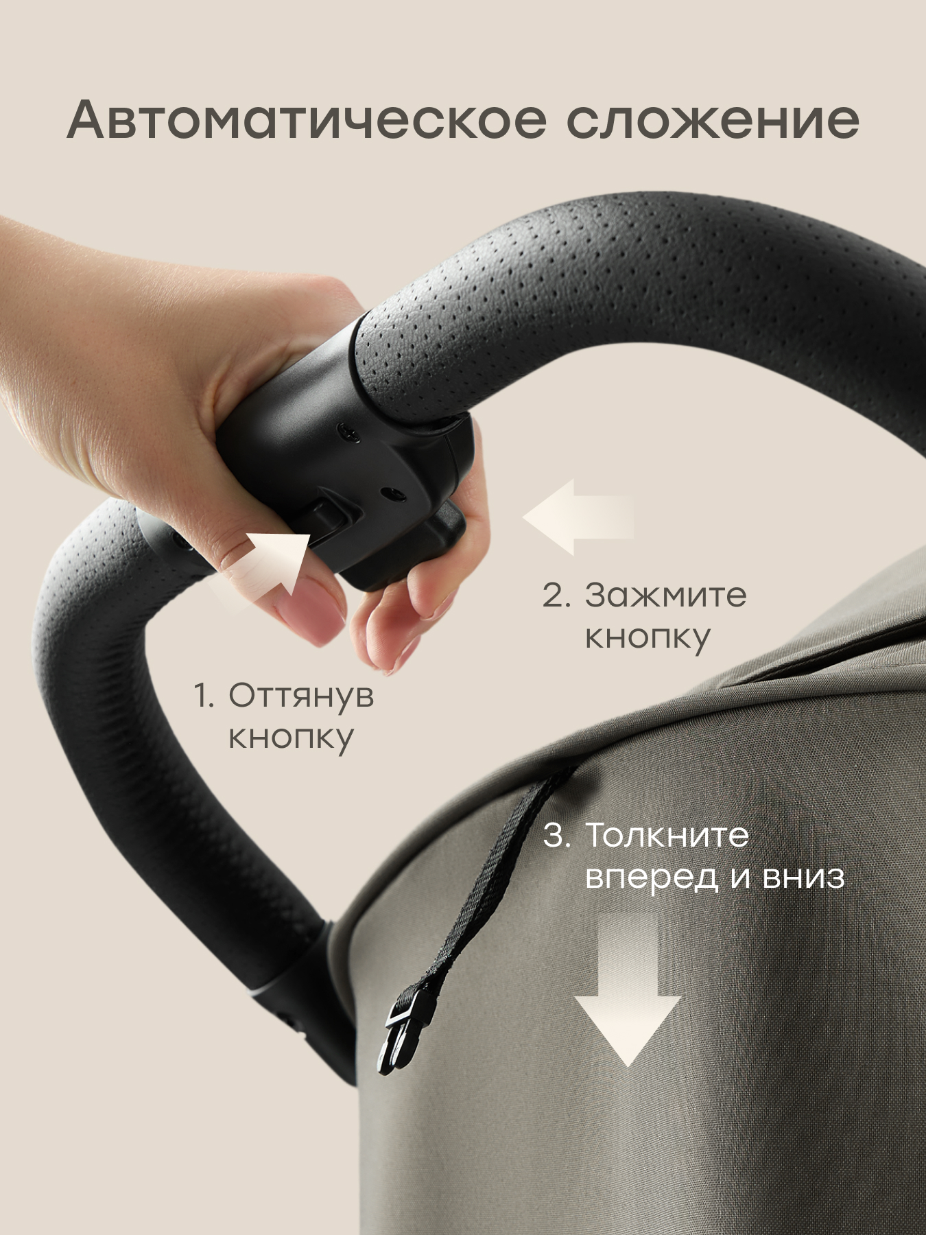 Коляска прогулочная Happy Baby Aira зеленый - фото 3