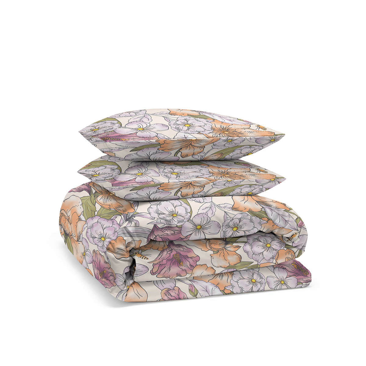 Комплект постельного белья Спал Спалыч Анемоны двуспальный 4 предм. - фото 8