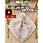 Набор из 6 сервировочных салфеток Wellness Магия 03