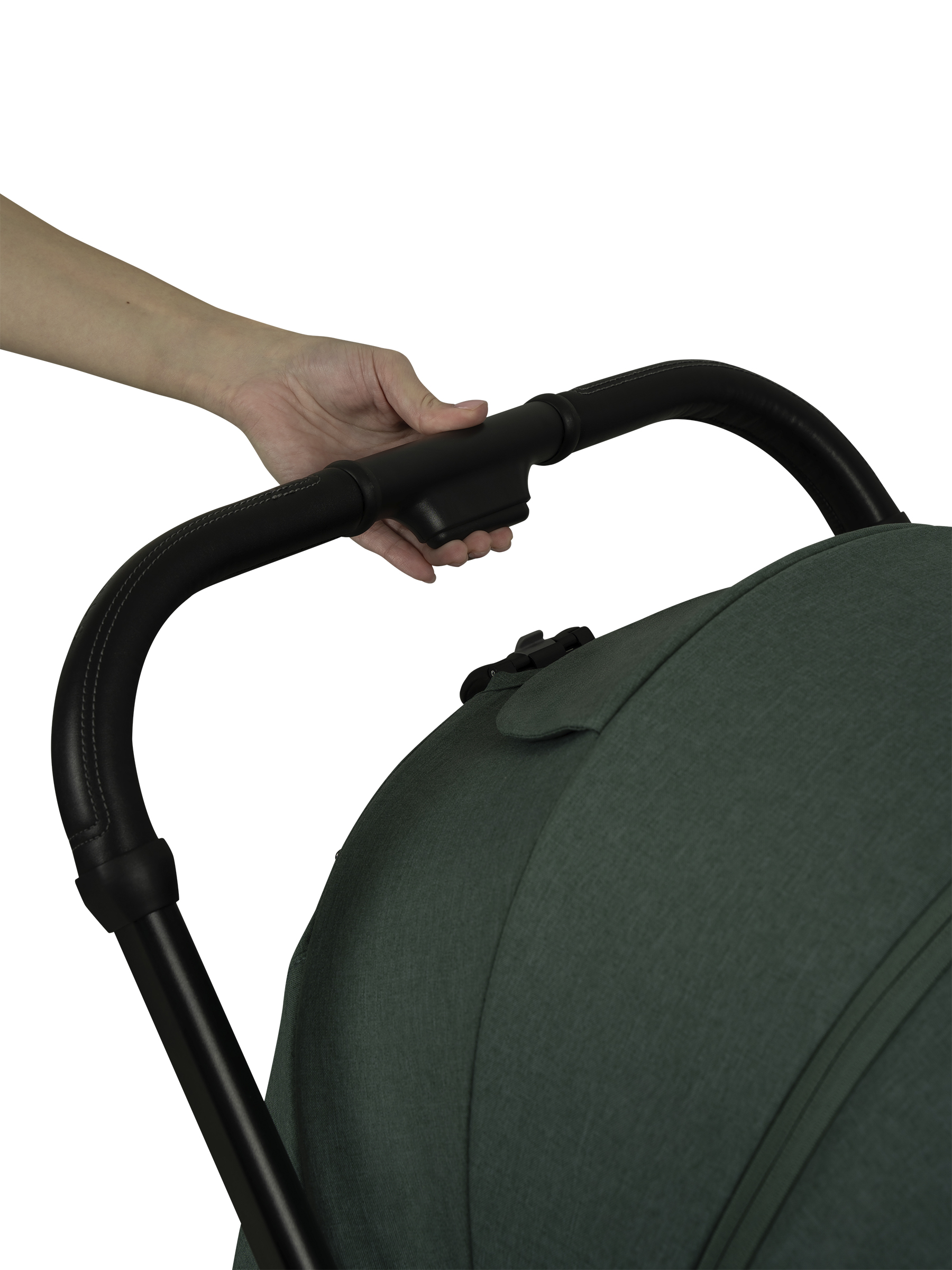 Коляска прогулочная JOVOLA LUNA зеленый-серый - фото 24